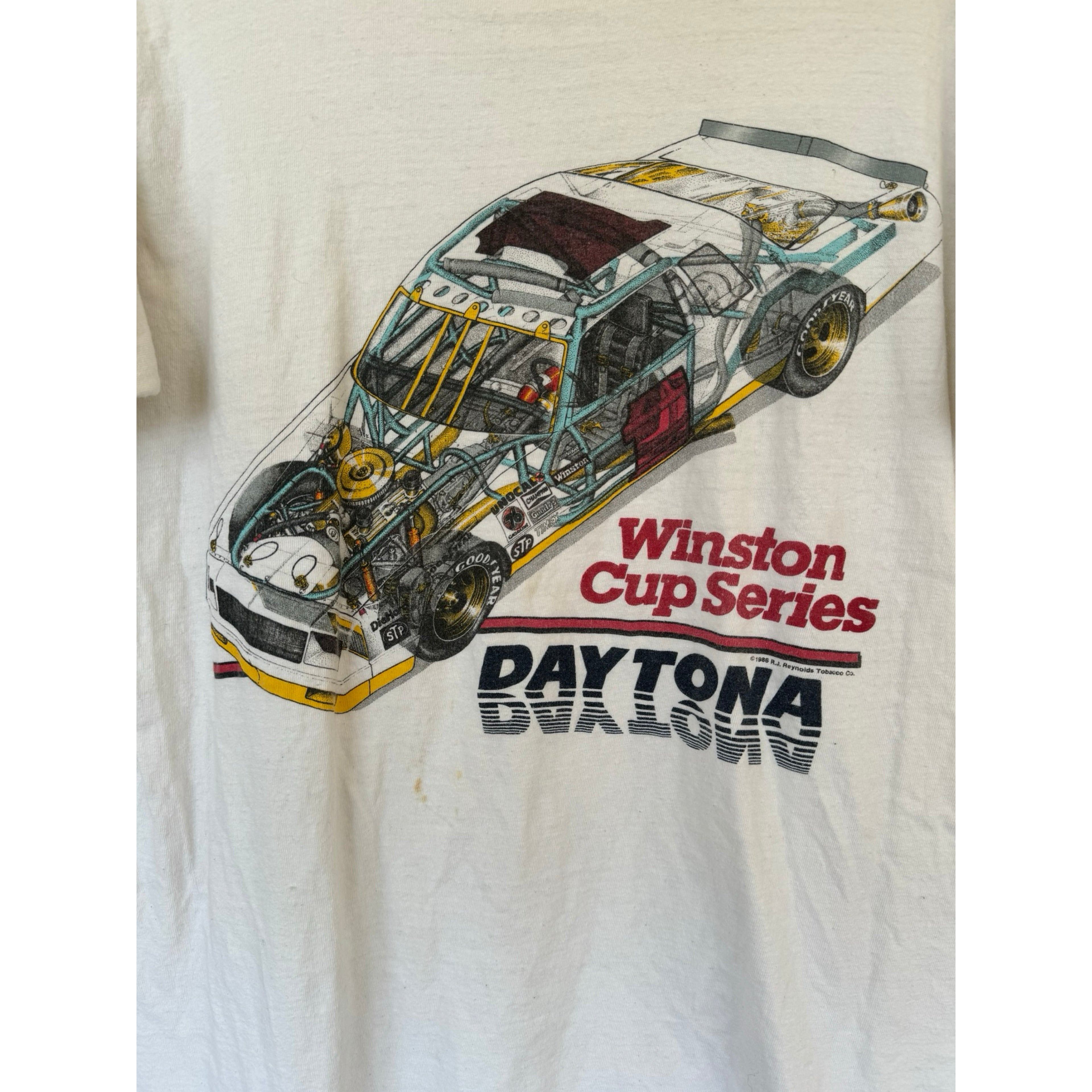 Vintage Winston Cup Series Daytona Tee Size US L / EU 52-54 / 3 - 3 Thumbnail
