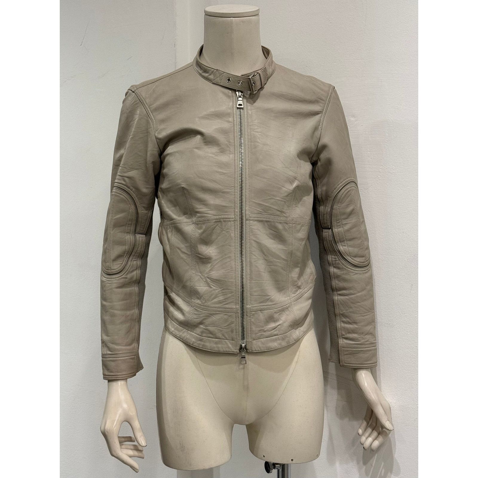 Prada Prada zipped moto leather jacket Size L / US 10 / IT 46 - 2 Thumbnail