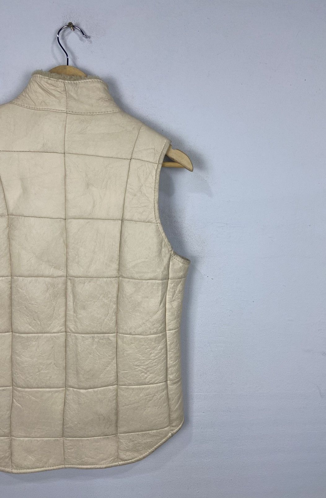 Leather × Vintage VINTAGE BONZ ORIGINAL LAMB SHEARLING VEST Size US XS / EU 42 / 0 - 7 Thumbnail