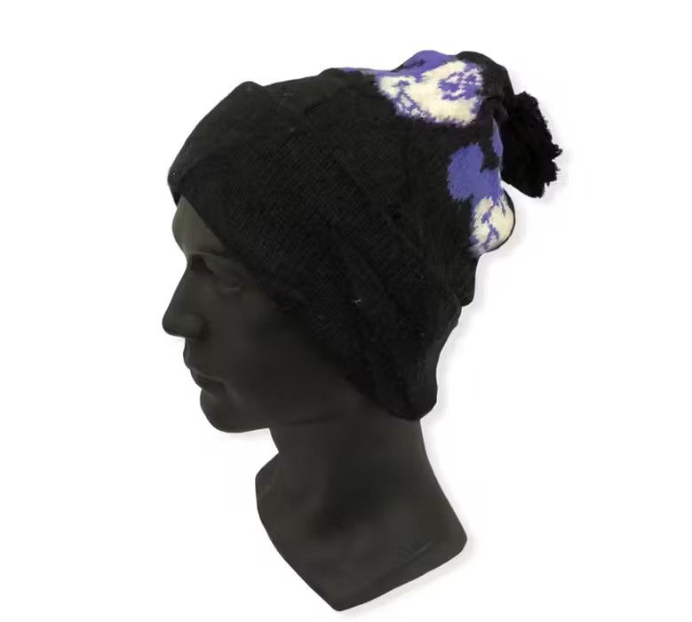 image of Disney x Hats Vintage Mickey Mouse Cartoon Beanie Hat, Men's