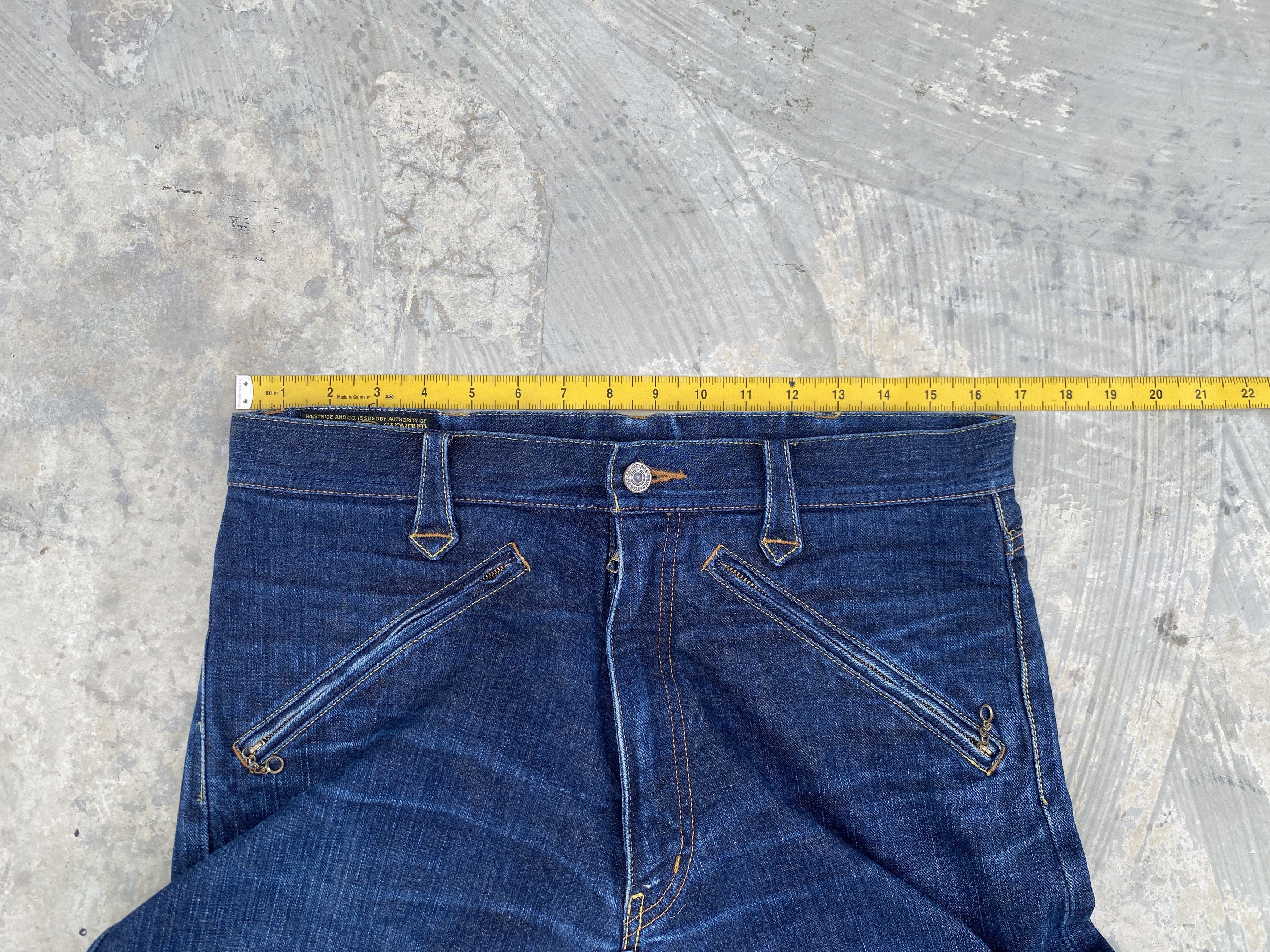 Japanese Brand × WEST RIDE × Warehouse Westride Bikers Selvedge Jeans by Warehouse Size US 33 - 14 Thumbnail