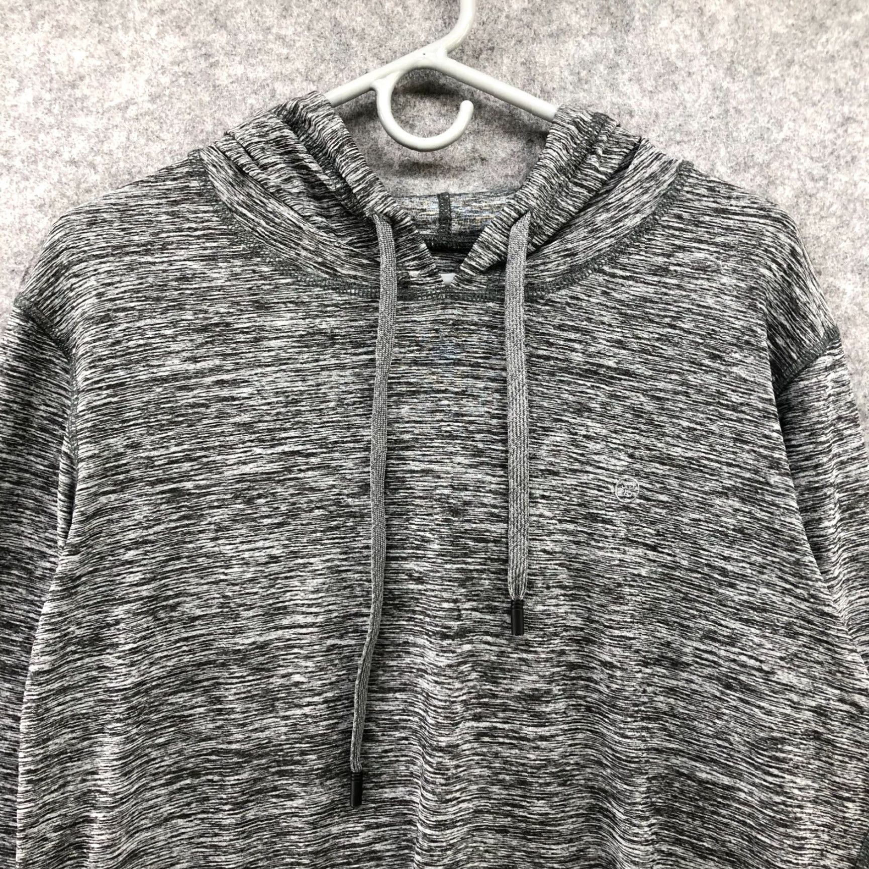 Vintage Pino Porte Mens Gray Heather Active Hoodie XL Lightweight Zip Pocket Hoodie Mens XL Gray Heather Zip Pocket Lightweight Polyester Fleece Activewear Size US XL / EU 56 / 4 - 3 Thumbnail