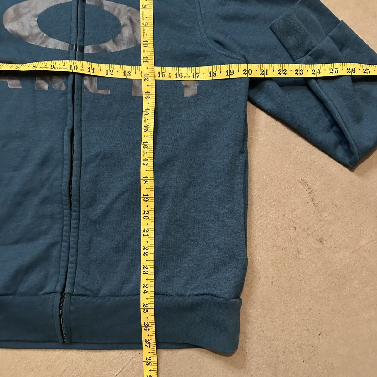 Oakley Turquoise Oakley Logo Zip Up Hoodie Size M Size US M / EU 48-50 / 2 - 6 Thumbnail