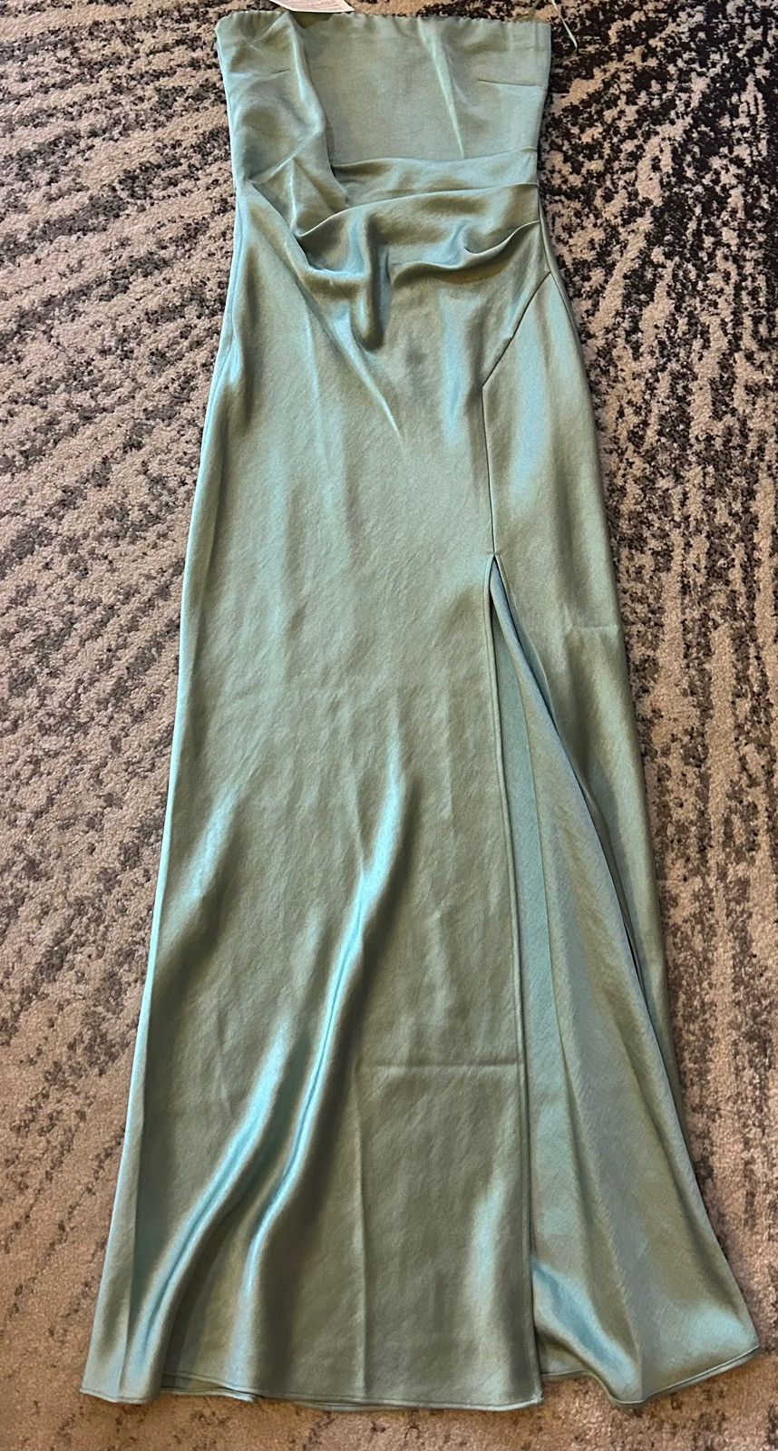 BEC + BRIDGE BEC & BRIDGE Symone strapless draped satin-crepe maxi dress Size M / US 6-8 / IT 42-44 - 4 Thumbnail