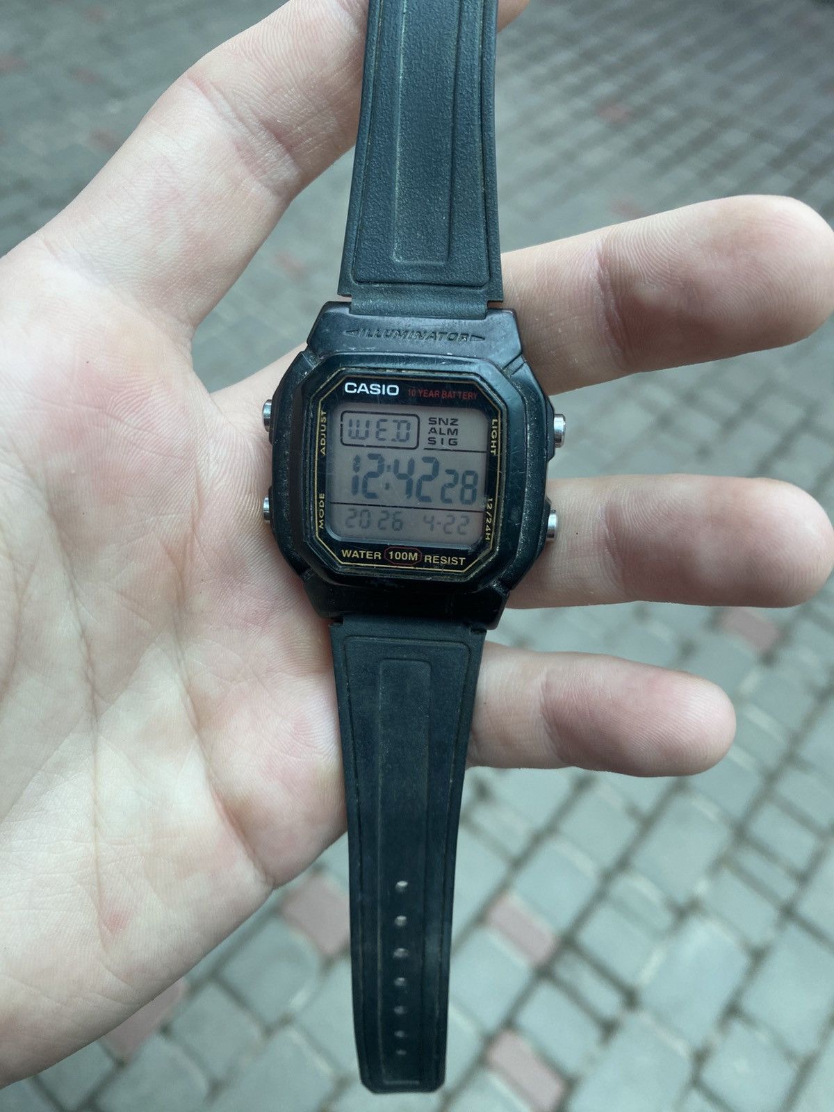 Casio Casio Watch W-800H Classic Digital 100M WR Size ONE SIZE - 6 Thumbnail