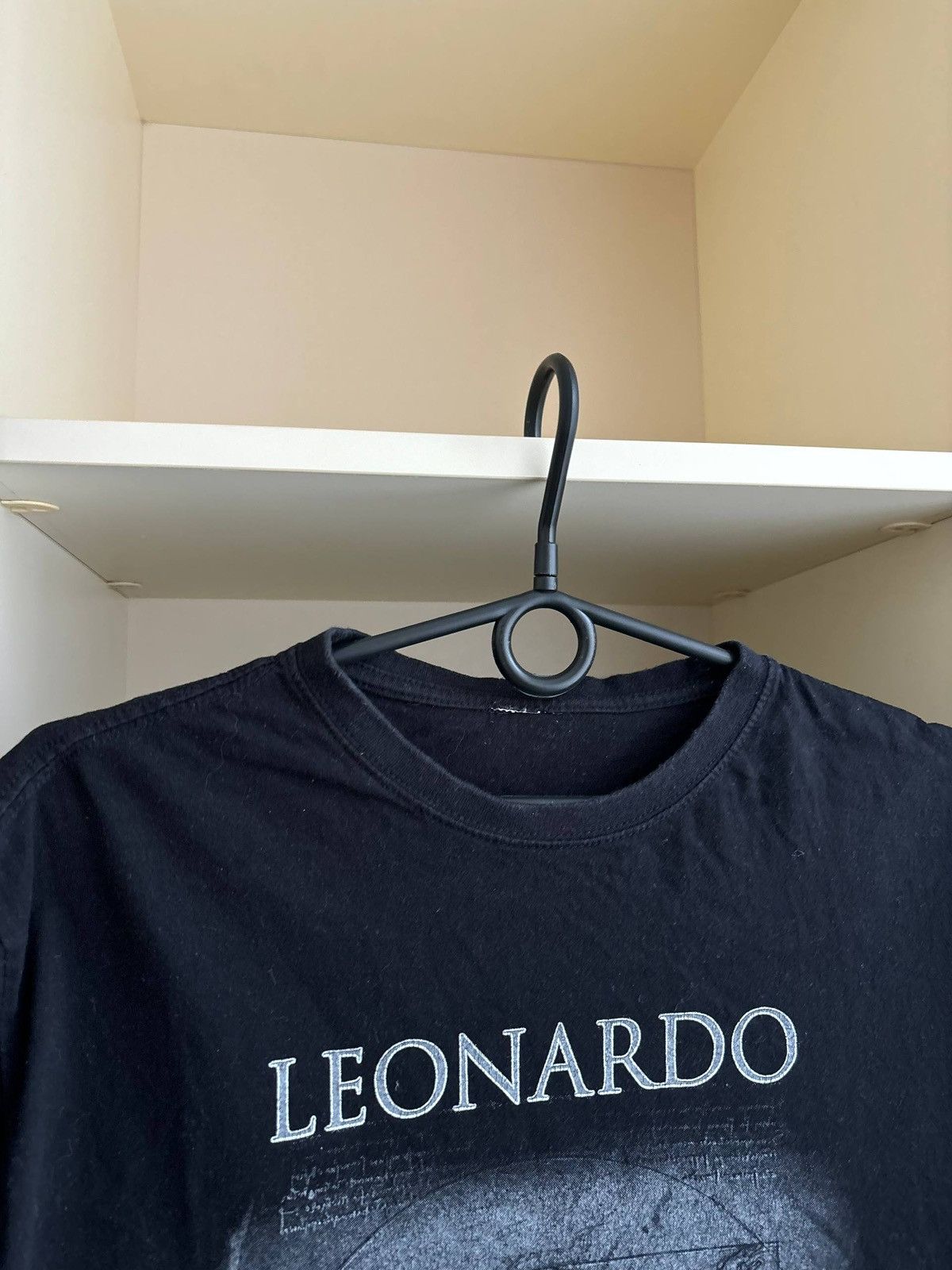 Vintage Vintage Leonardo da Vinci Vitruvian Man T-Shirt Black Size US M / EU 48-50 / 2 - 6 Thumbnail