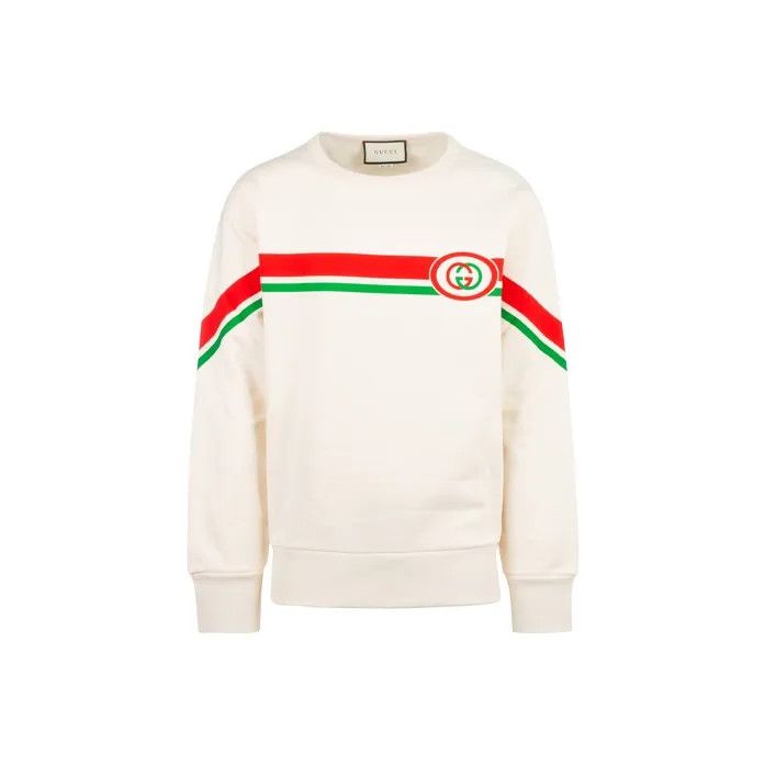 Gucci Gucci Stripe Pattern Long Sleeve Sweatshirt Size US S / EU 44-46 / 1 - 1 Thumbnail