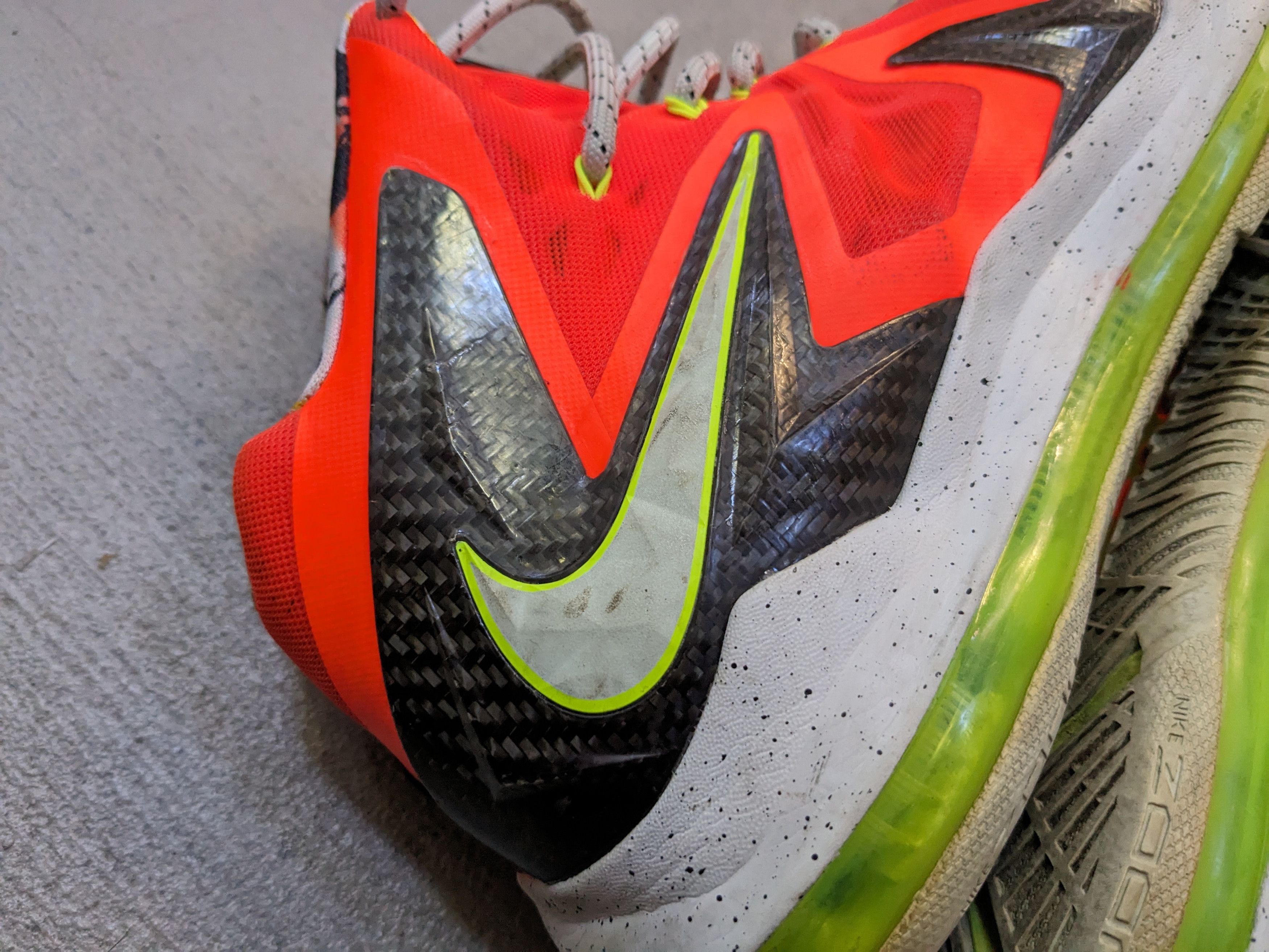 Nike Nike LeBron 10 X PS Elite Total Crimson Orange 579827-800 Size US 10 / EU 43 - 6 Thumbnail