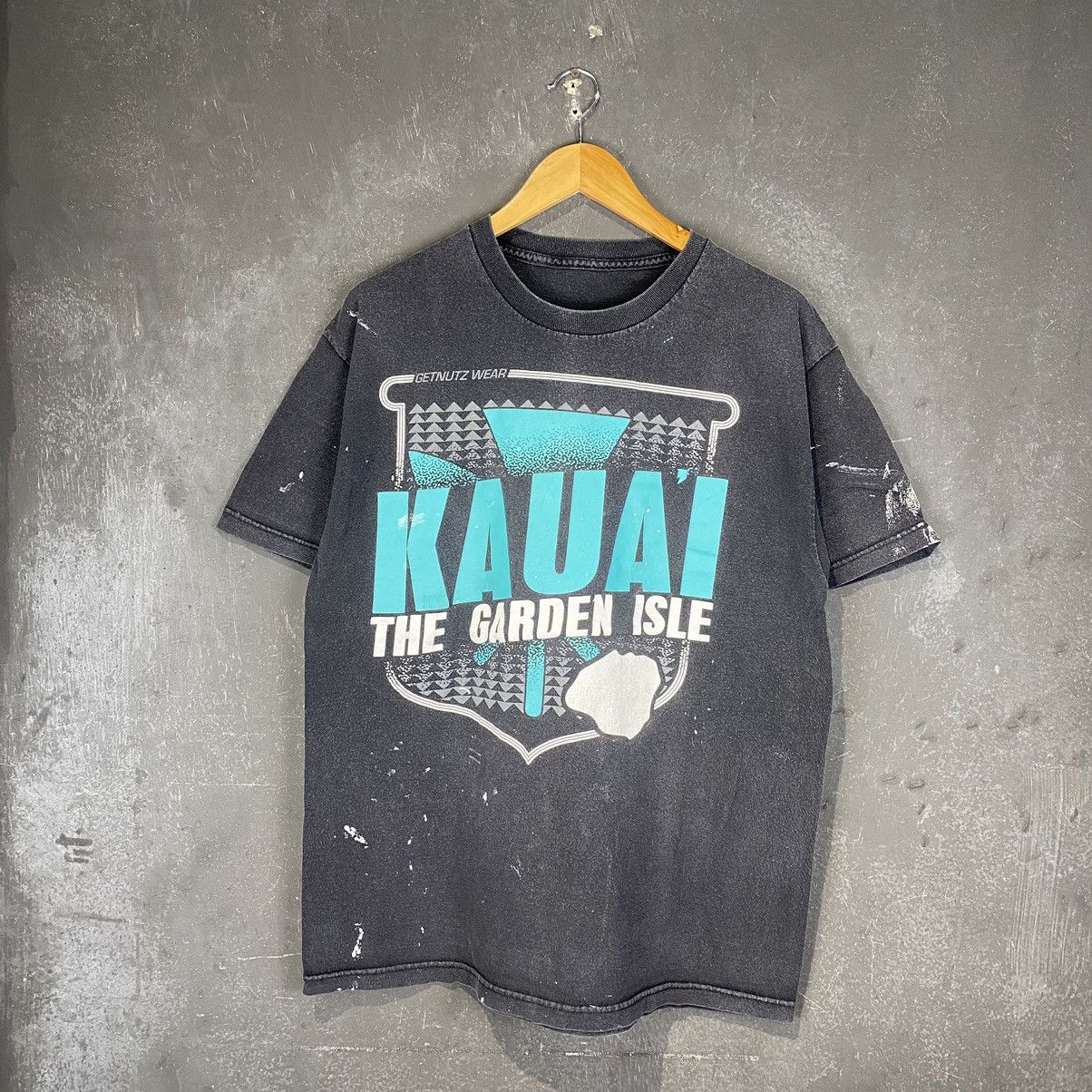 Vintage Getnutz Kauai The Garden Isle Painted Tee Size US L / EU 52-54 / 3 - 1 Thumbnail