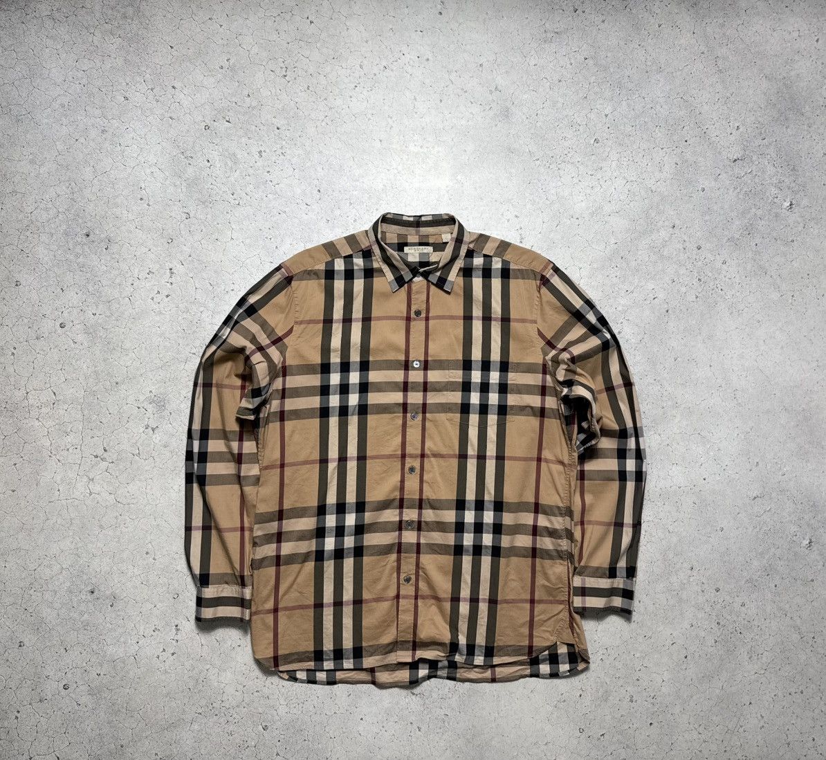 Burberry Burberry Checked Button Up Luxury Shirt Size XL Casual Size US XL / EU 56 / 4 - 2 Thumbnail