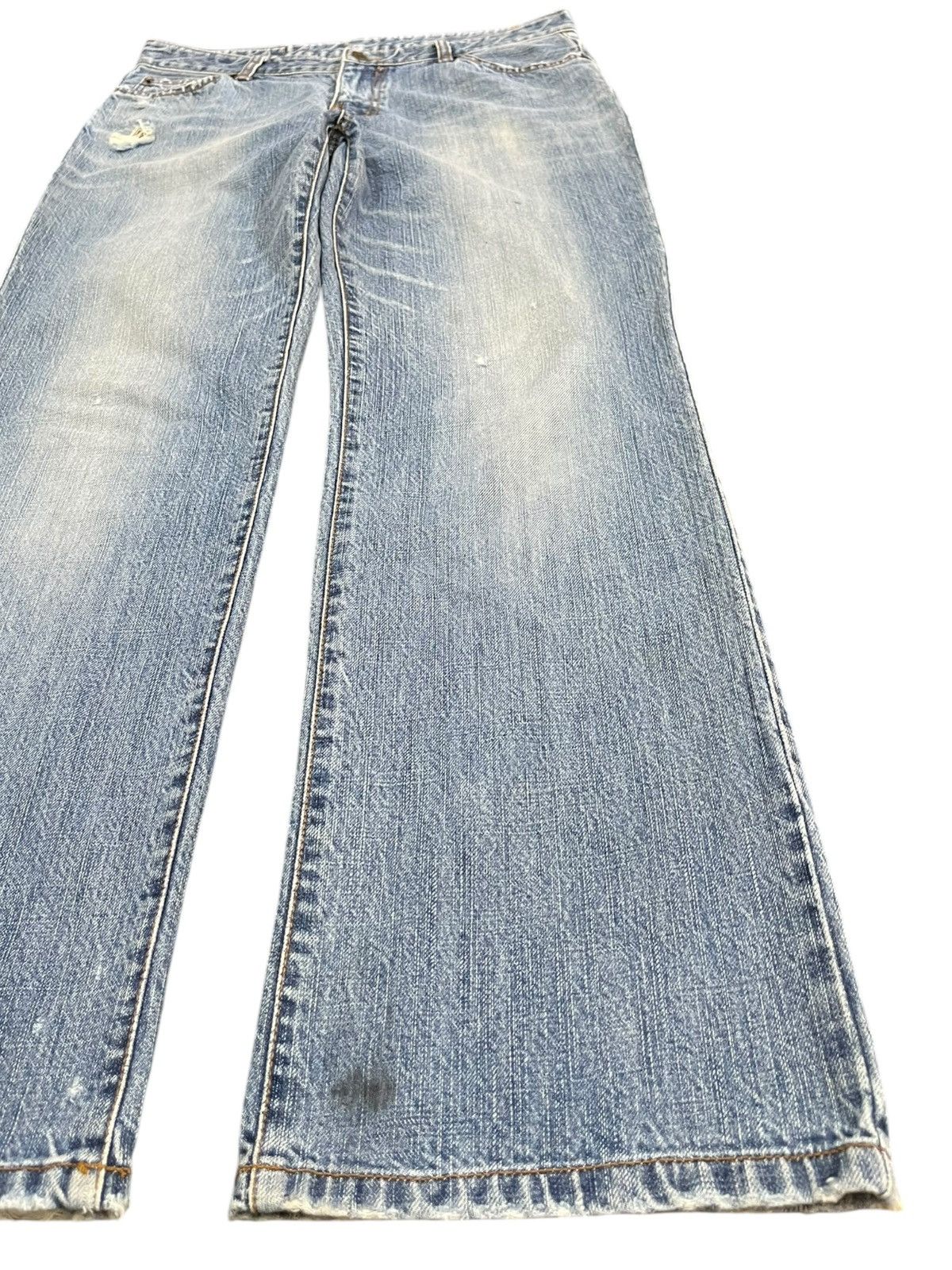 14th Addiction × 4GSELLER Vintage Cocolulu Big Logo Imprint Denim Size US 32 / EU 48 - 4 Thumbnail