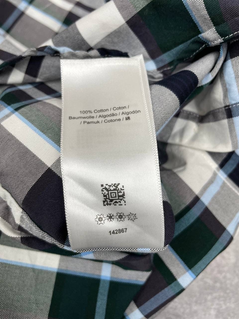 Fred Perry Fred Perry Men Shirt Plaid White Navy Size Medium Size US M / EU 48-50 / 2 - 7 Thumbnail