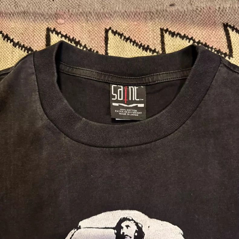 Saint Michael Saint Michael Black letters skull short sleeves Size US L / EU 52-54 / 3 - 2 Thumbnail