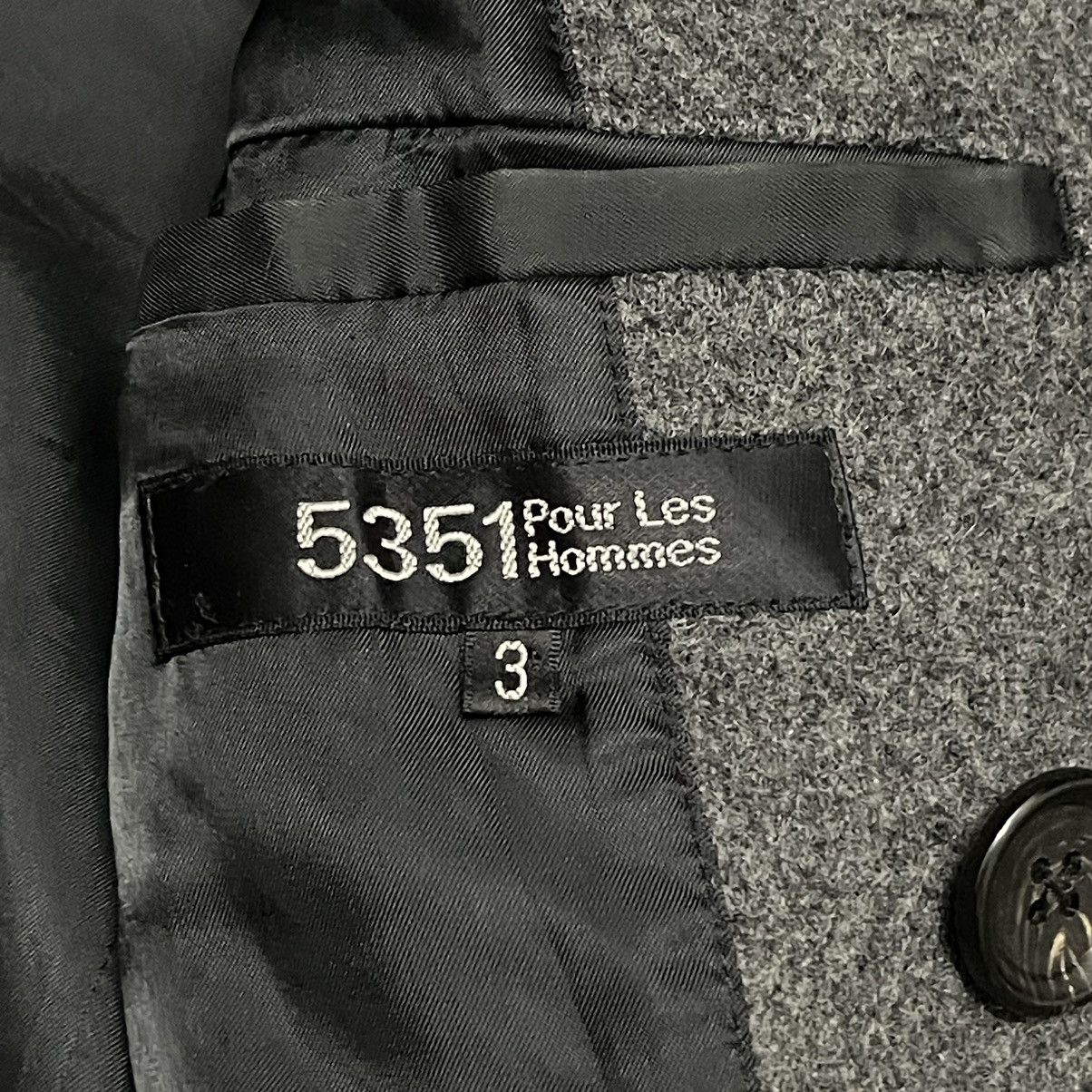 5351 POUR LES HOMMES Vintage 5351 Pour Les Hommes Heavy Wool Coat Size US M / EU 48-50 / 2 - 8 Thumbnail