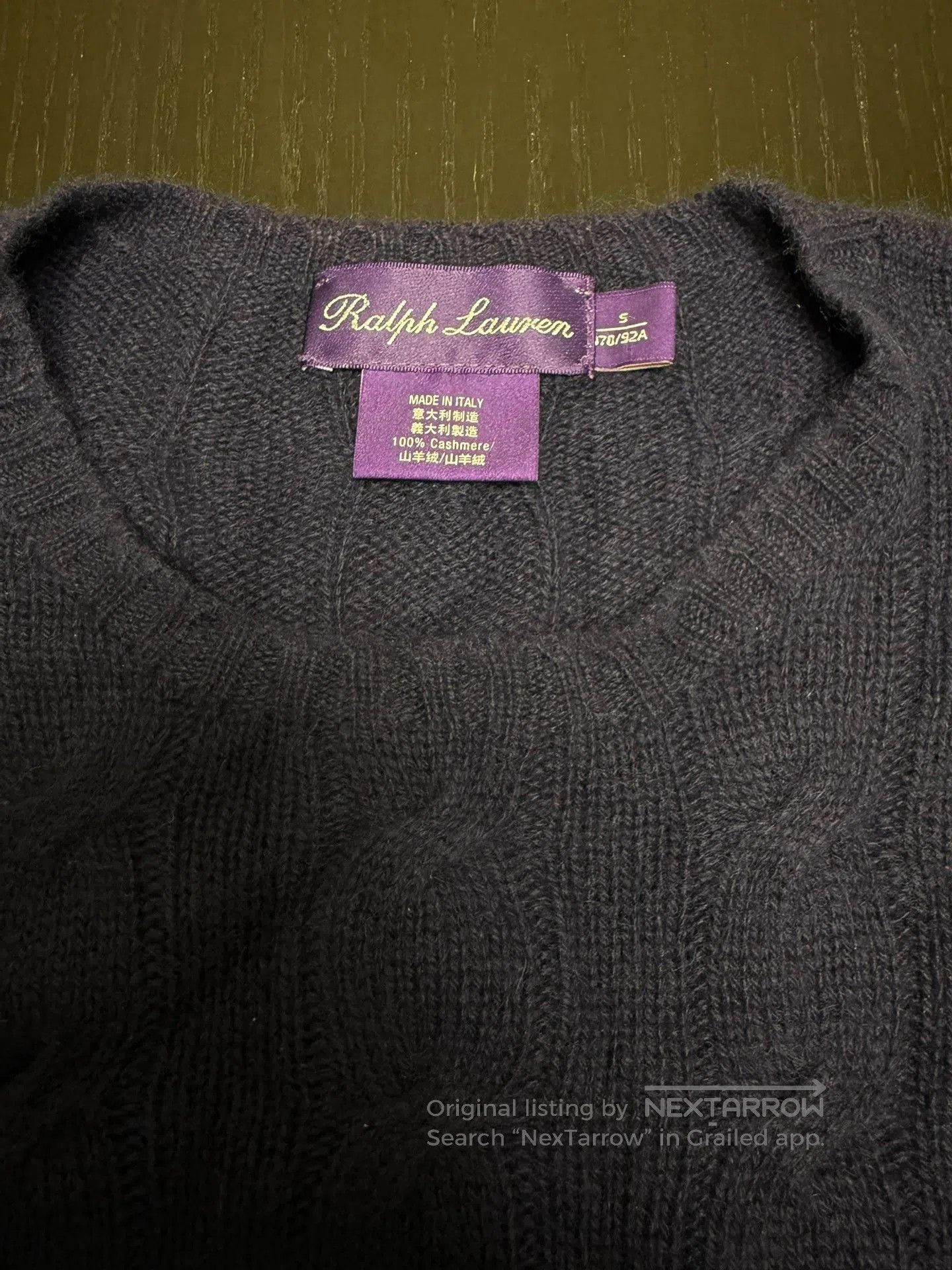 Ralph Lauren Purple Label Ralph Lauren Purple Label Cashmere Crewneck Sweater. Size US S / EU 44-46 / 1 - 3 Thumbnail