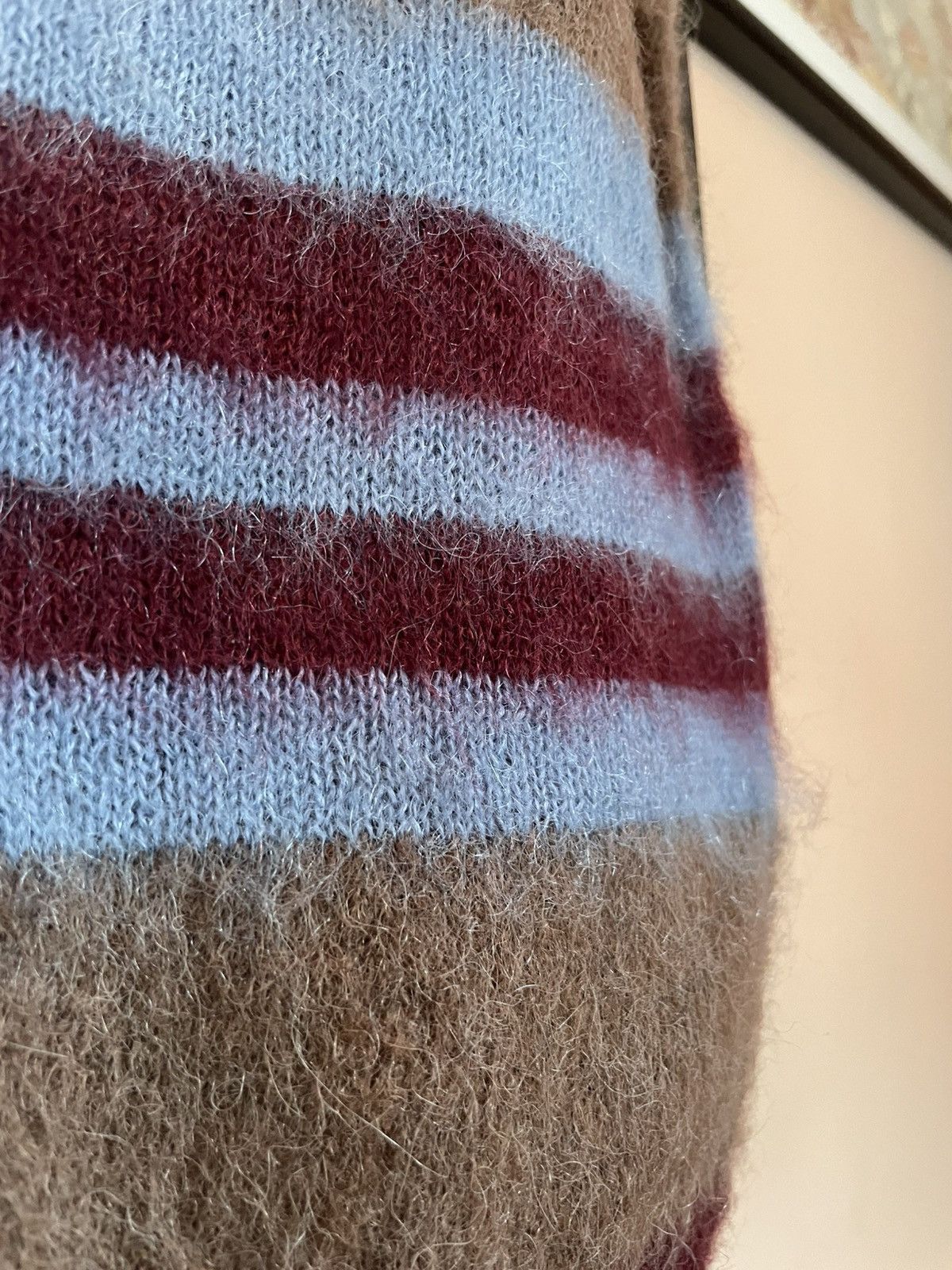 Highsnobiety Highsnobiety Mohair striped knit vest Size US XXL / EU 58 / 5 - 5 Thumbnail