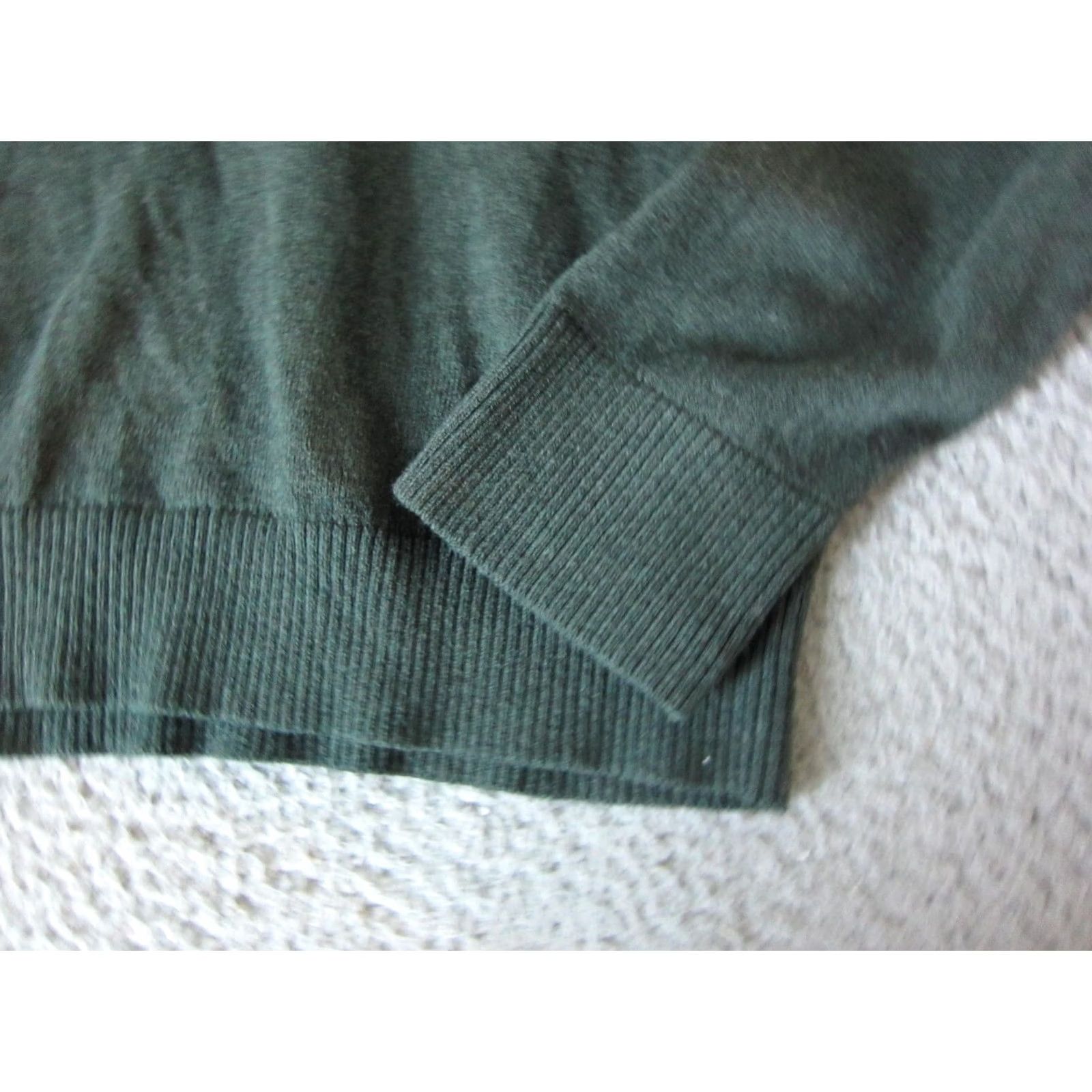 FatFace Fat Face Sweater Mens Medium Green Cashmere Cotton Knit Casual Adult 80s Size US M / EU 48-50 / 2 - 4 Thumbnail