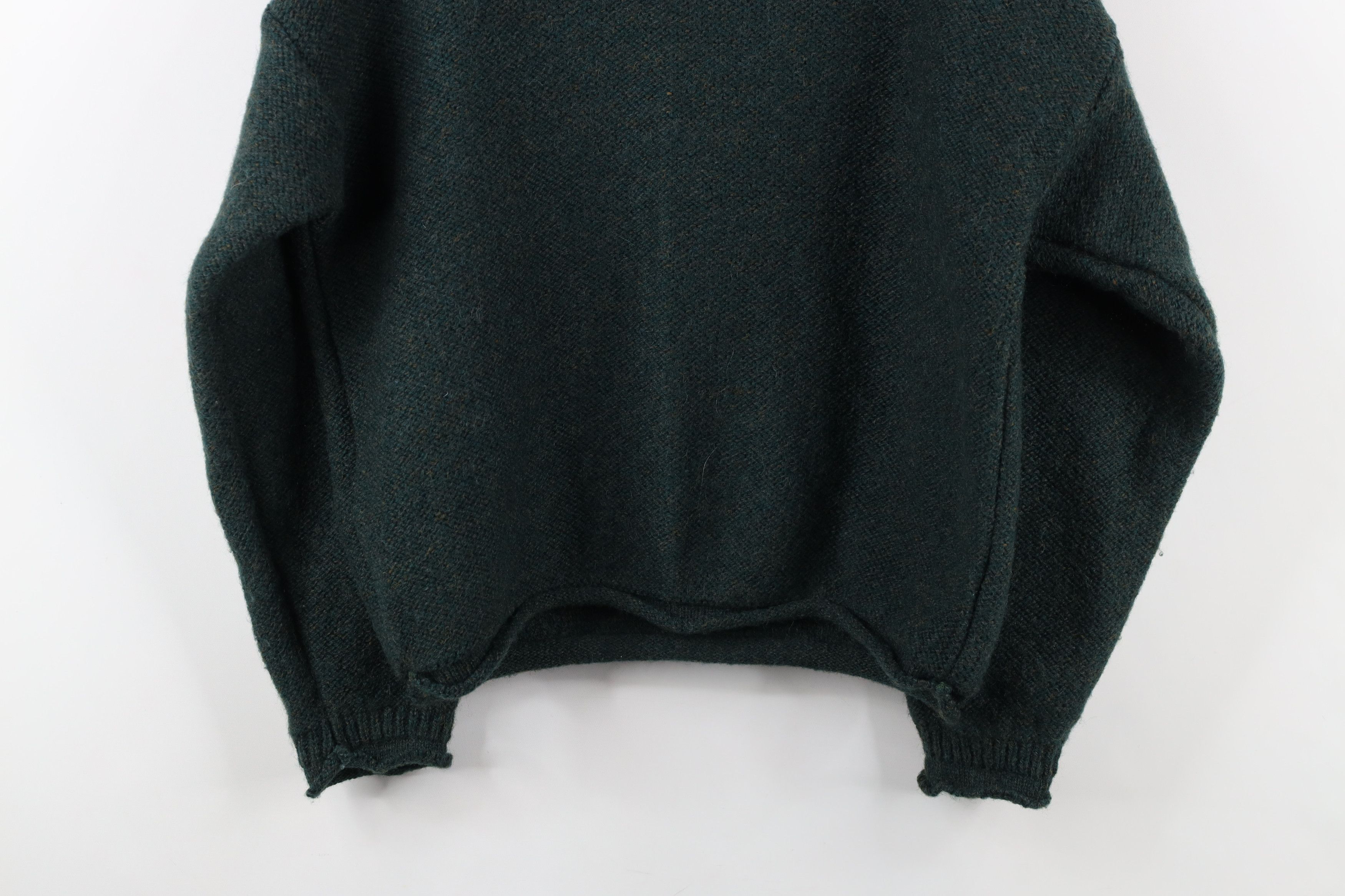 Vintage × Woolrich Woolen Mills Vintage 90s Woolrich Wool Blend Marled Sweater Green USA Size S / US 4 / IT 40 - 9 Thumbnail
