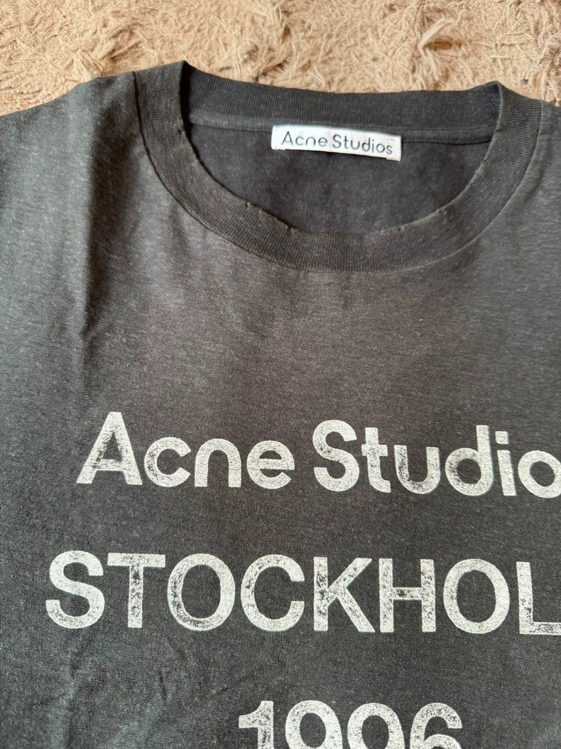 Acne Studios acne studios Black T-shirt 2506-Nextarrow Size US M / EU 48-50 / 2 - 3 Thumbnail