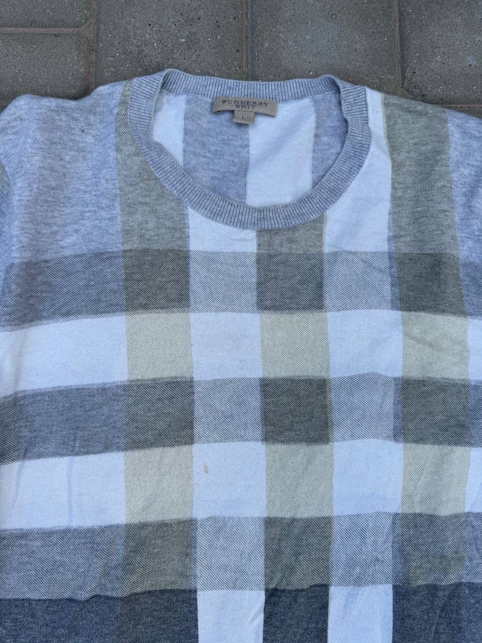 Burberry Burberry Brit Cotton Sweater Jumper Size L Size US L / EU 52-54 / 3 - 3 Thumbnail