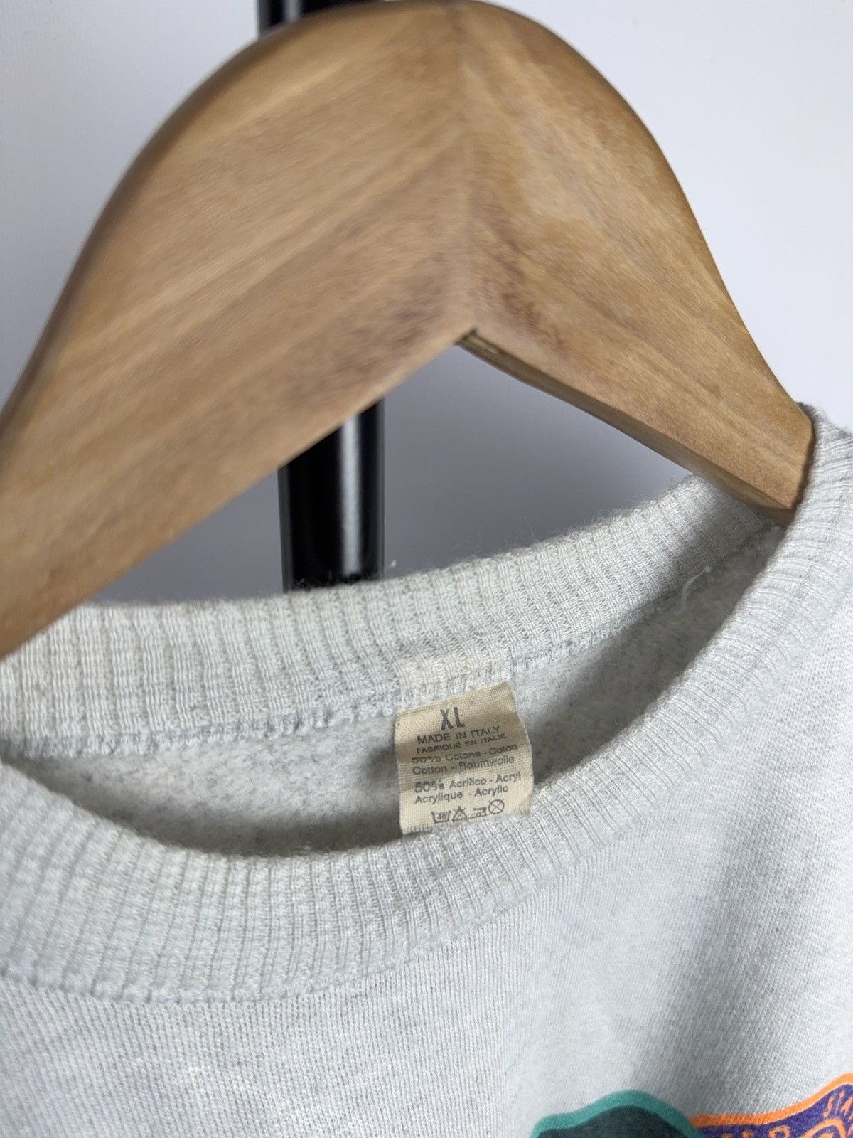 Vintage Vintage 90s USA College Style Sweatshirt “Shoulder Union” Size US L / EU 52-54 / 3 - 4 Thumbnail