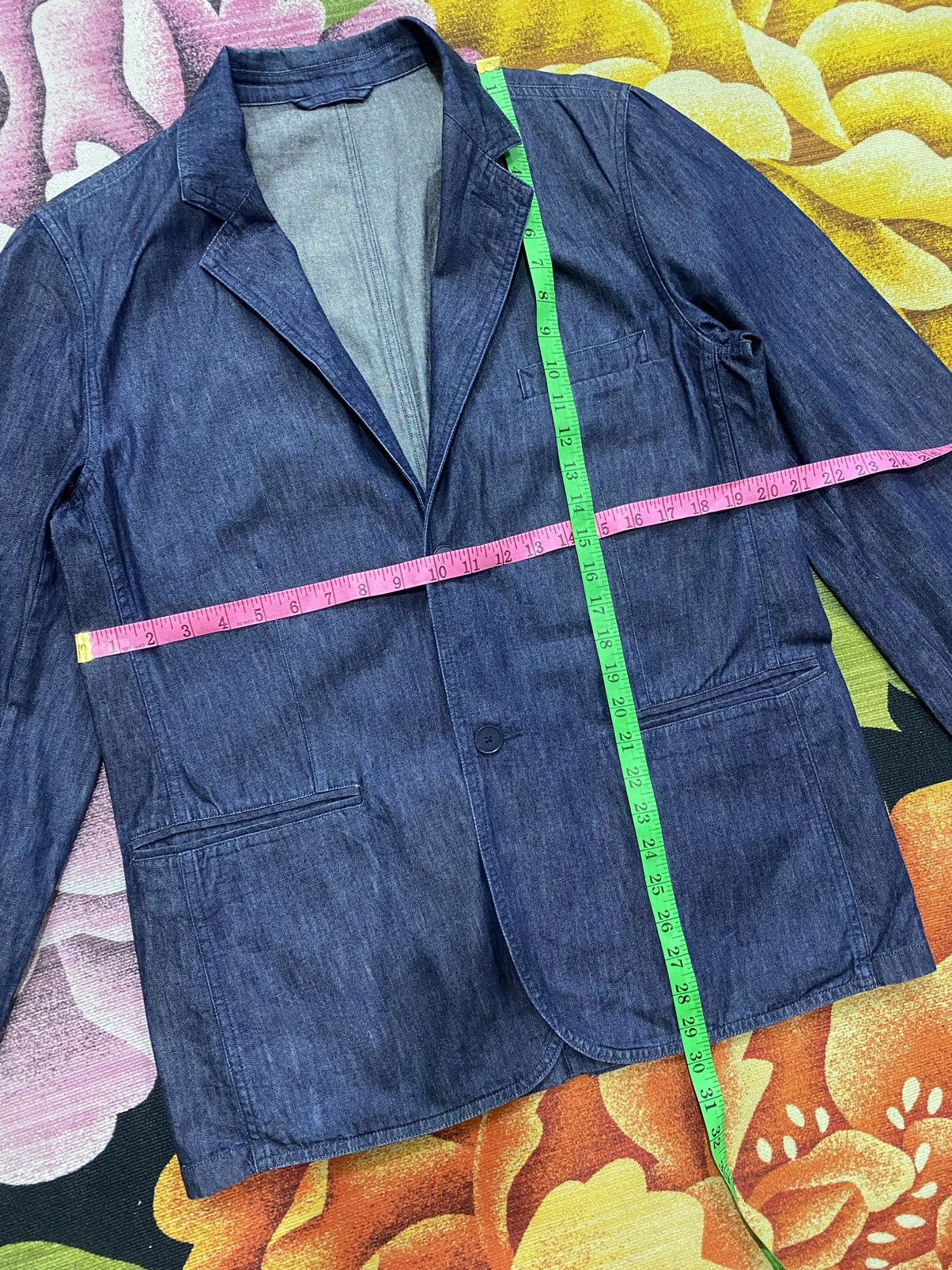 agnes b. Vintage Agnes B. Homme Paris Denim Coat Jacket Size US L / EU 52-54 / 3 - 9 Thumbnail