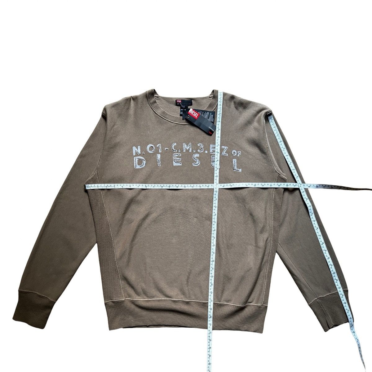 Diesel DIESEL Men’s XL Premium Cotton Sweatshirt - Made in Greece Size US XL / EU 56 / 4 - 7 Thumbnail