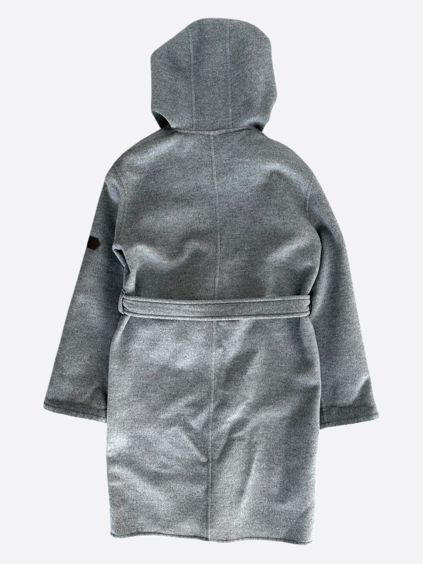 Louis Vuitton Louis Vuitton Grey & White Monogram Women's Peacoat Size L / US 10 / IT 46 - 2 Thumbnail