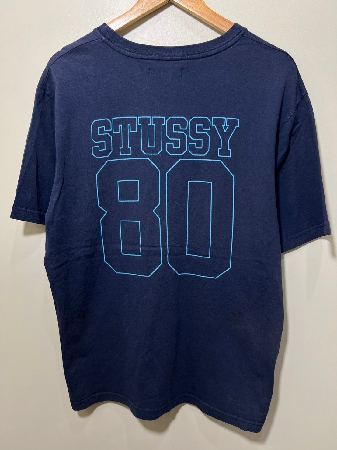 Stussy × Vintage Vintage STUSSY number 25 80 shirt bnz01 Size US XL / EU 56 / 4 - 3 Thumbnail