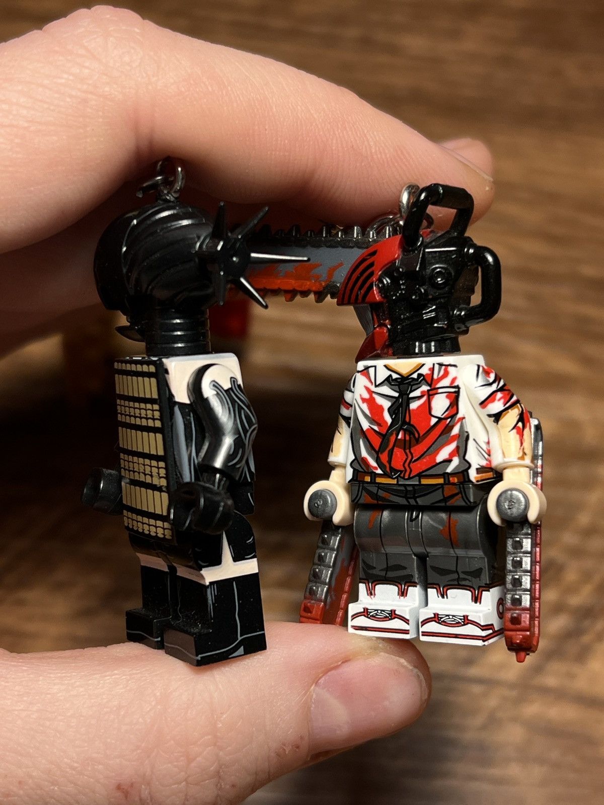 Anime chainsaw man denji reze lego minifigure keychain keyring Size ONE SIZE - 12 Thumbnail