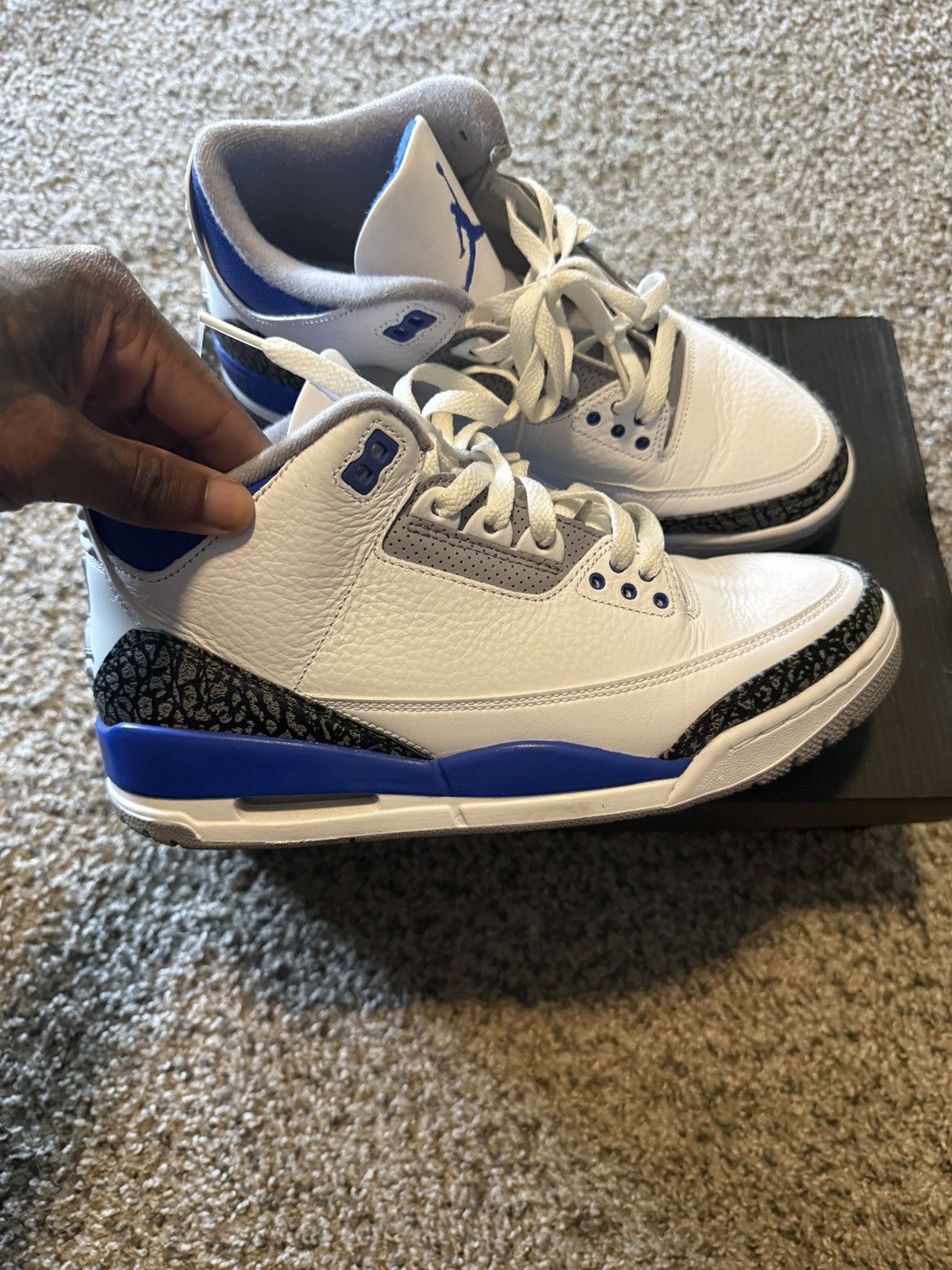 Racer Blue Jordan 3s
