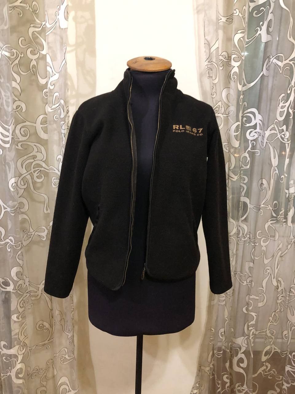 Polo Ralph Lauren Vintage Ralph Lauren Men's Fleece Full Zip Brown Size S / US 4 / IT 40 - 1 Thumbnail
