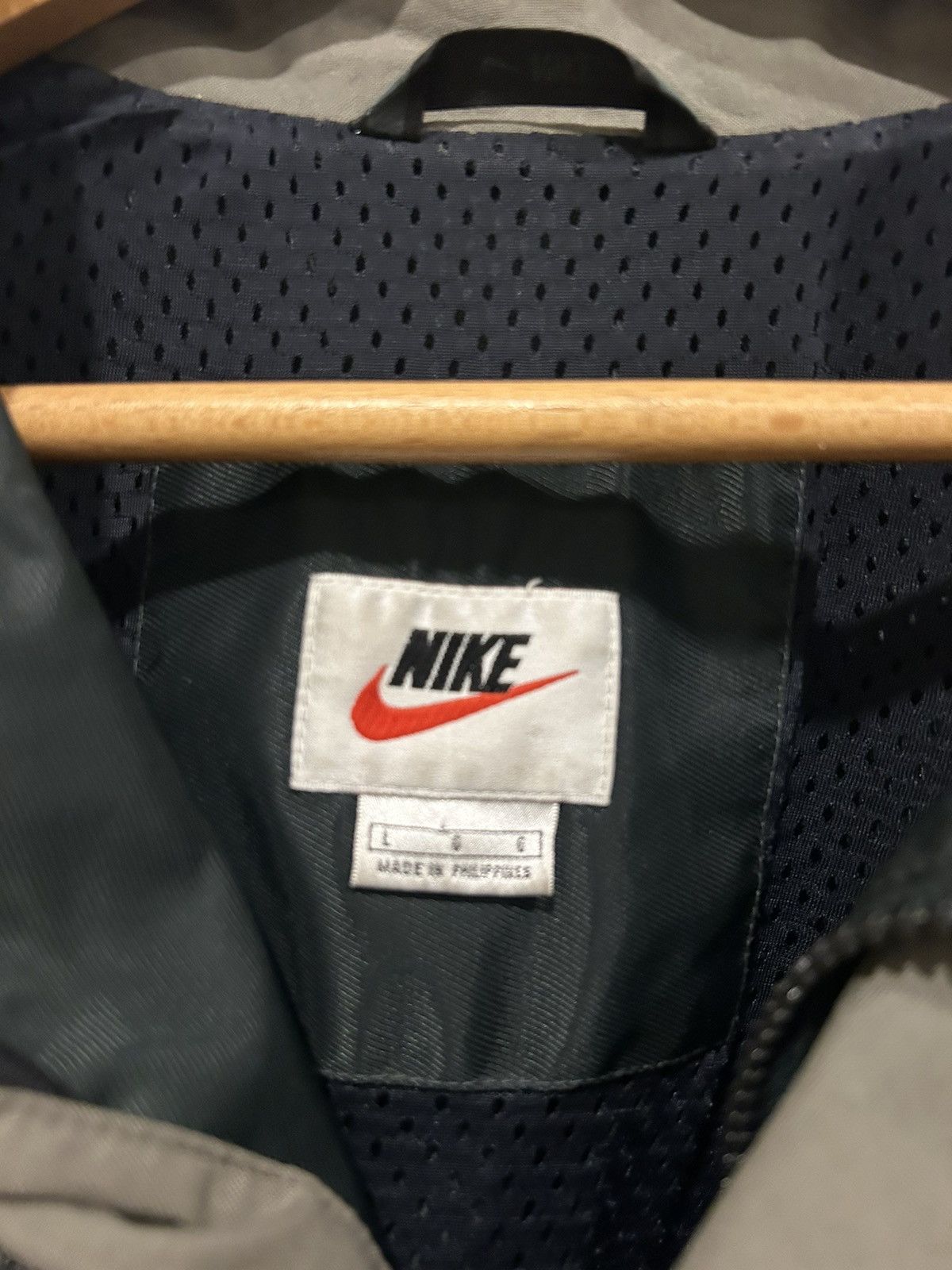 Nike × Vintage Vintage 90s Nike Bomber Jacket Size US L / EU 52-54 / 3 - 5 Thumbnail