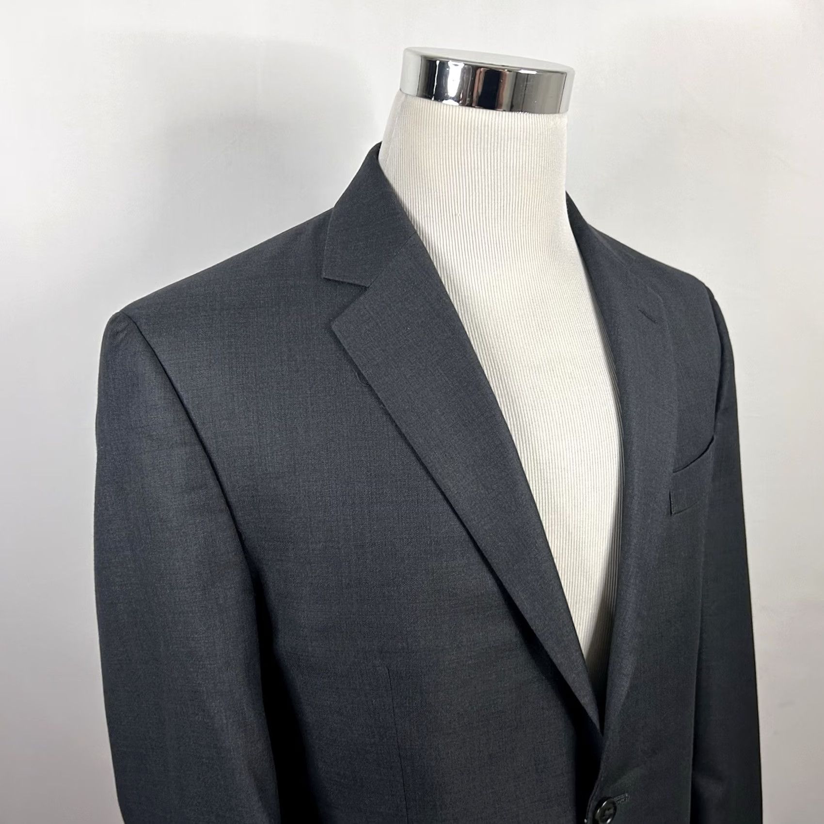 Michael Kors Michael Kors Sport Coat 40R Dark Gray Two Button Double Vented Poly Rayon Blend Mens Size US XS / EU 42 / 0 - 2 Thumbnail