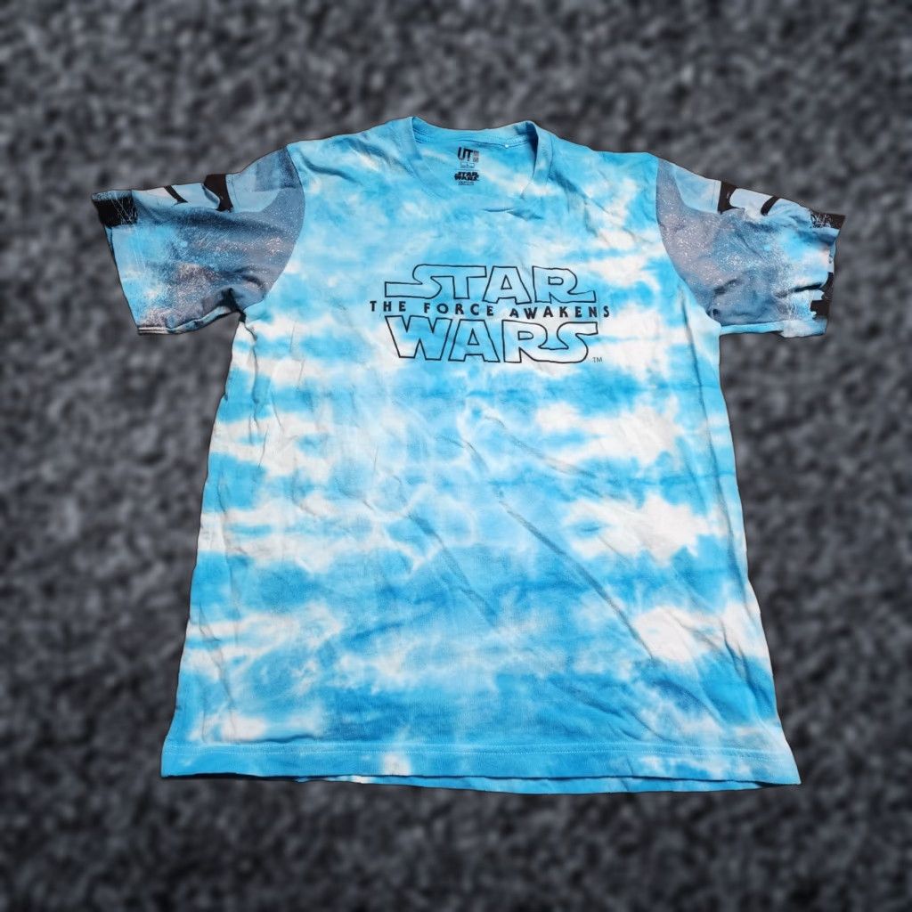 Star Wars Star Wars Logo Graphic T-Shirt Mens Large Blue Crew Neck Short Sleeve Sports Size US L / EU 52-54 / 3 - 1 Thumbnail