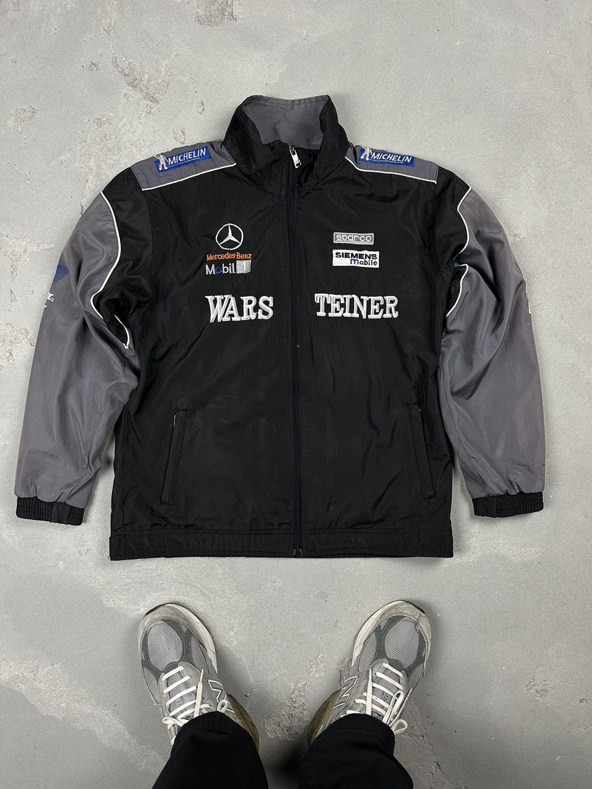 Mercedes Benz McLaren Formula 1 Vintage Racing Jacket
