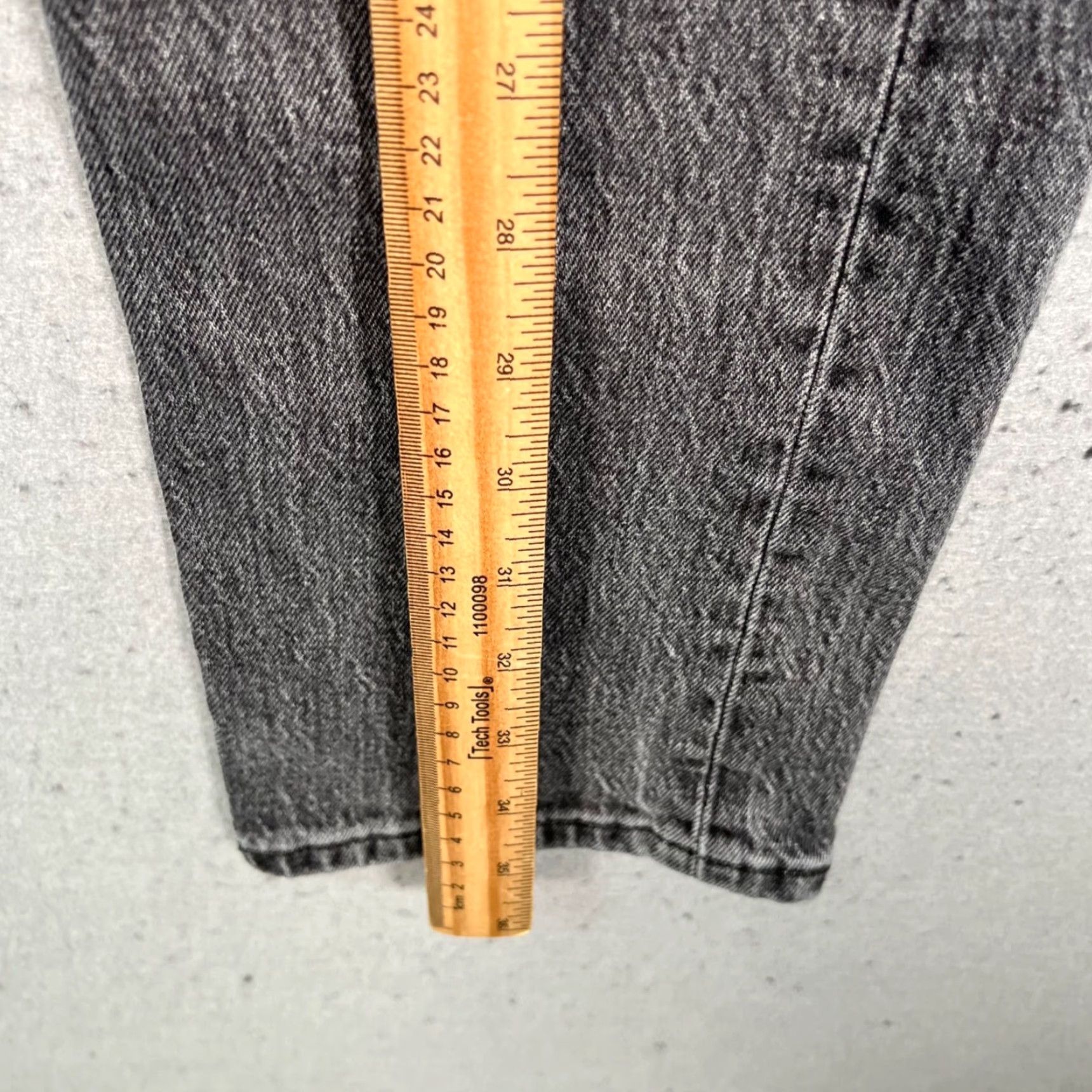 Levi's Levi's 501 Jeans Womens Straight Gray Stonewashed Denim 26x26 Classic Fit W26 L28 Size 26" / US 2 / IT 38 - 7 Thumbnail