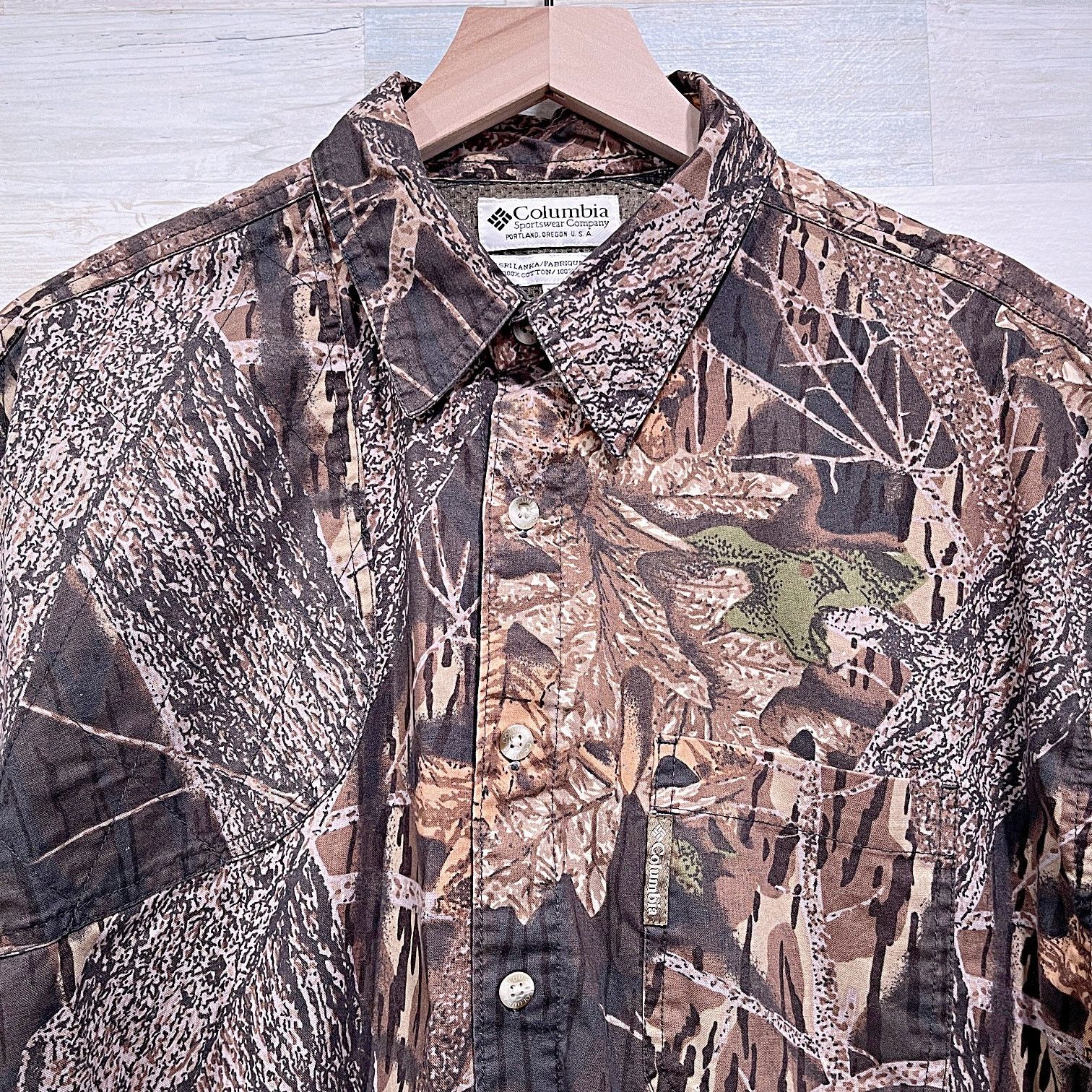 Columbia Columbia PFG Camo Print Hunting Fishing Shirt Mens Medium Size US M / EU 48-50 / 2 - 2 Thumbnail