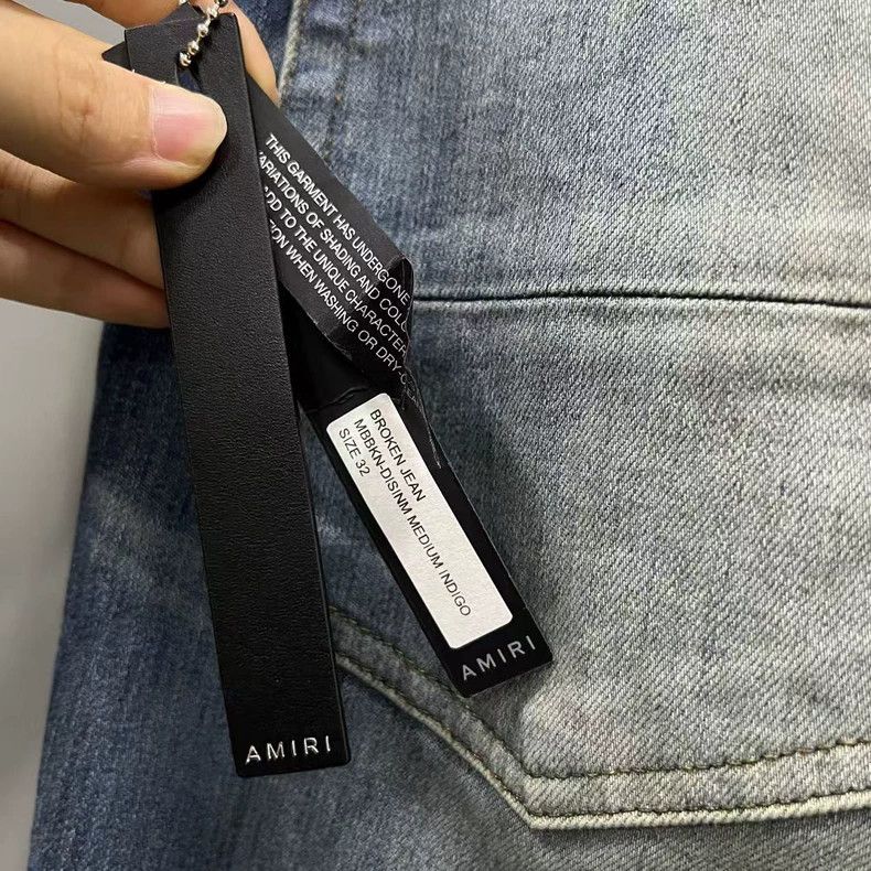Amiri Amiri blue destroyed jeans Size US 32 / EU 48 - 4 Thumbnail