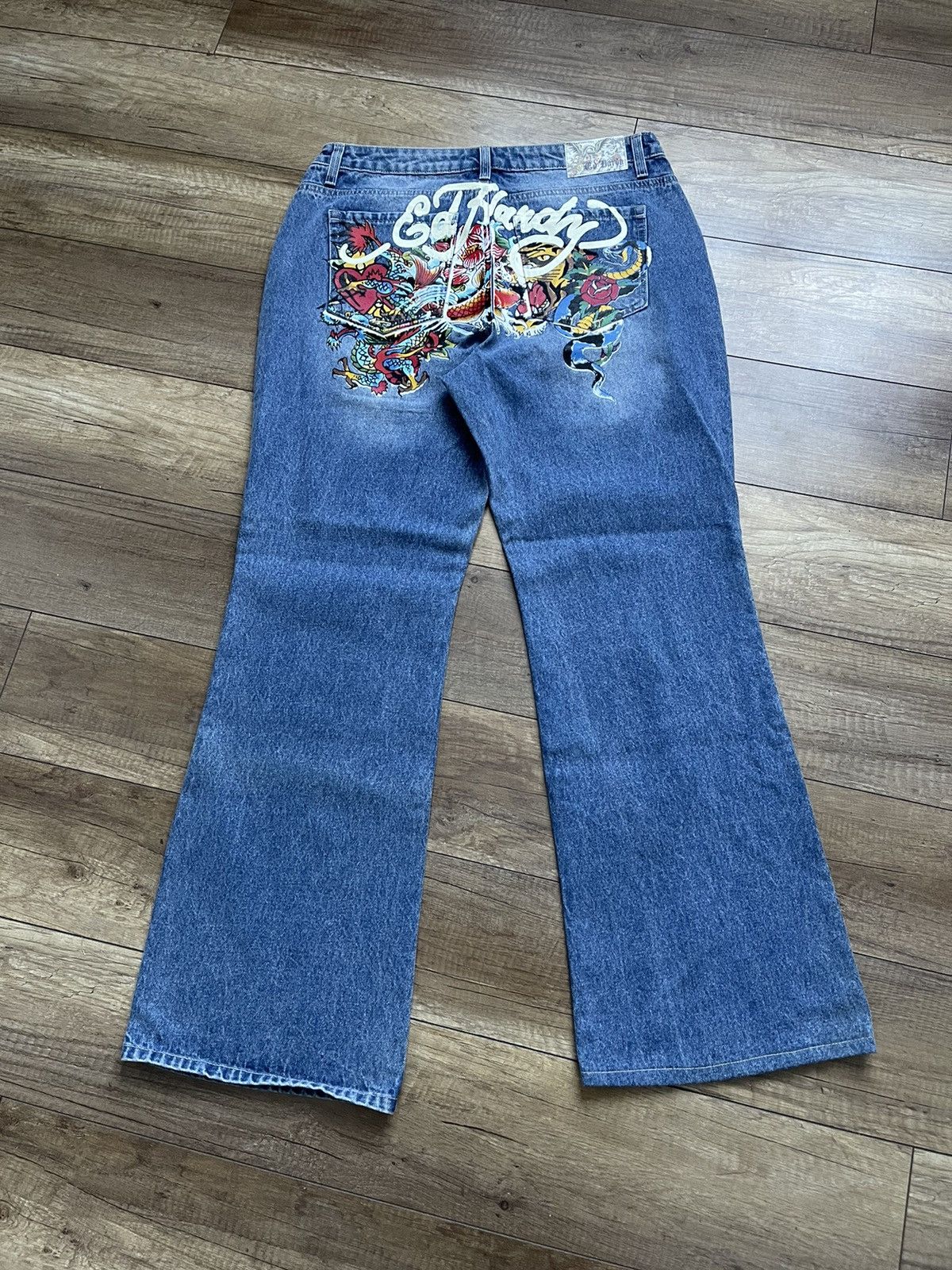 Christian Audigier Ed Hardy Christian Audigier Vintage Jeans Pants 90s Y2K Size US 32 / EU 48 - 1 Thumbnail