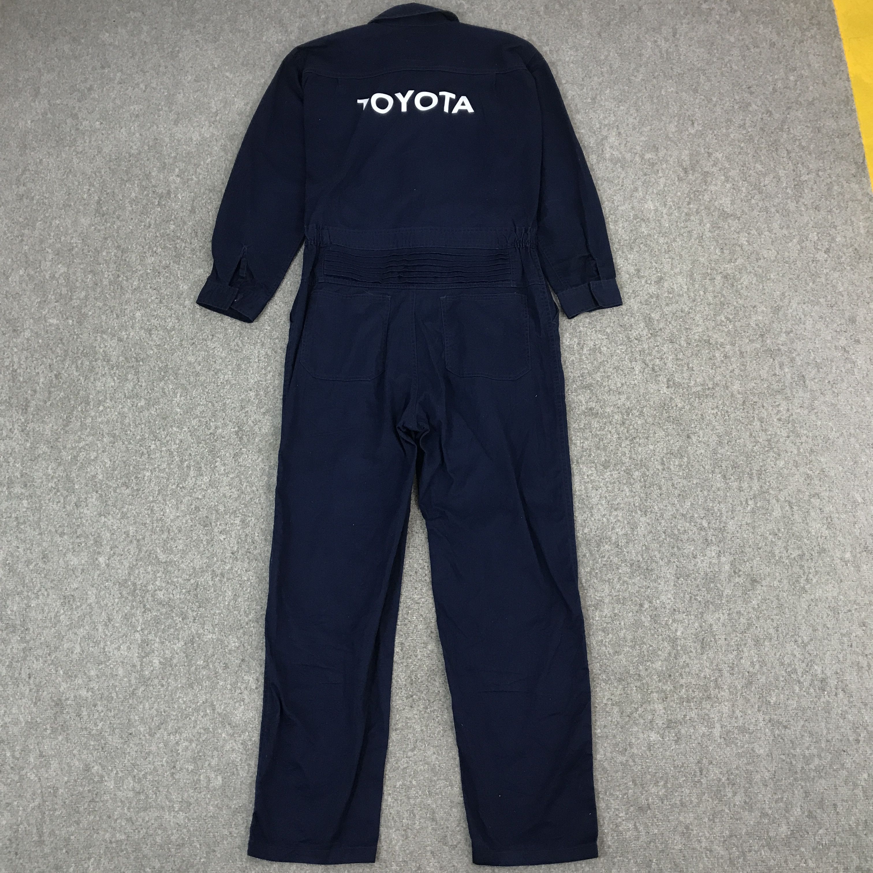 Japanese Brand VTG TOYOTA RACING BLUE CUSTOM COVERALL Size US L / EU 52-54 / 3 - 1 Thumbnail