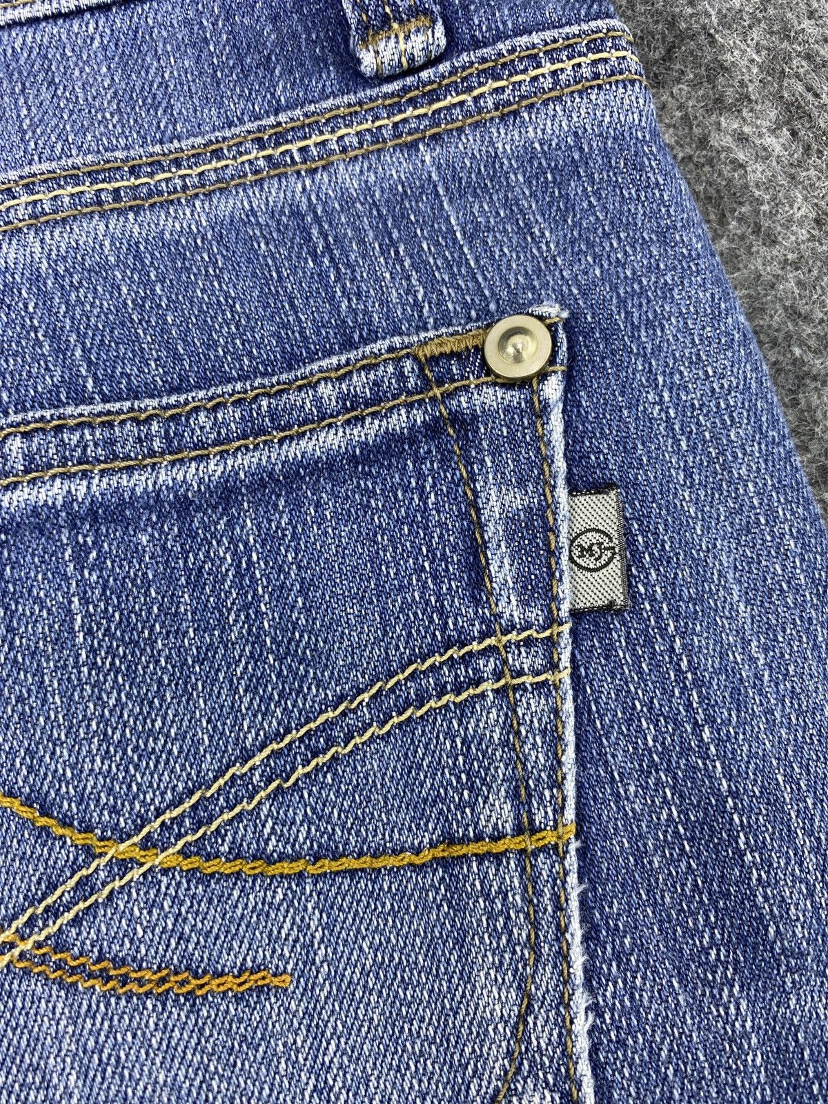 Japanese Brand Japanese Brand mrs.Jeana Flare Blue Wash Jeans - J1030 Size 27" / US 4 / IT 40 - 11 Thumbnail