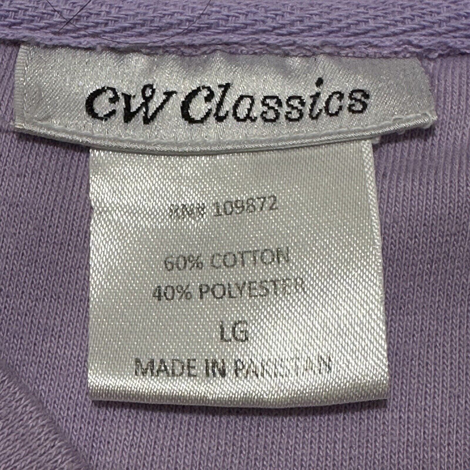 Other CW Classics Large Button Grandma Cardigan Sweater Lavender Size L / US 10 / IT 46 - 3 Thumbnail