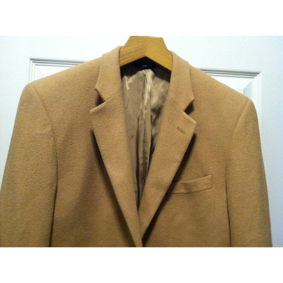 Jos. A. Bank JOS.A.BANK MEN'S 100%CAMEL HAIR SPORT COAT BLAZER JACKET 41R Size 40R - 3 Thumbnail