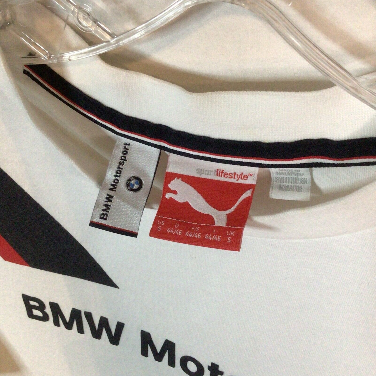 Puma Puma BMW Motorsport Racing T Shirt 2 stripe Mens Small 907A Size US S / EU 44-46 / 1 - 6 Thumbnail