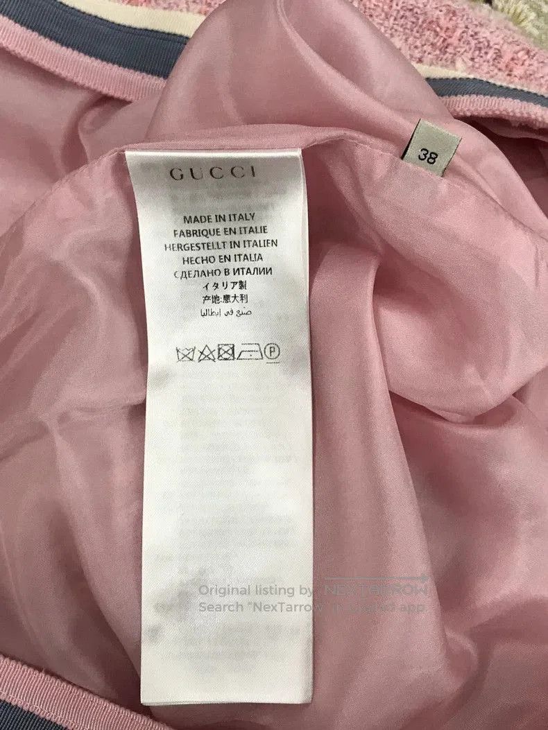 Gucci Gucci Pink Knit Coat with Gold Buttons. Size US M / EU 48-50 / 2 - 5 Thumbnail