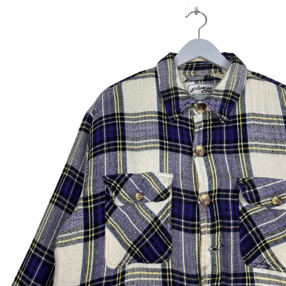 Hysteric Glamour 🔥 GLAMOUR CLUB PLAID CHECK SHERLING JACKET Size US M / EU 48-50 / 2 - 7 Thumbnail