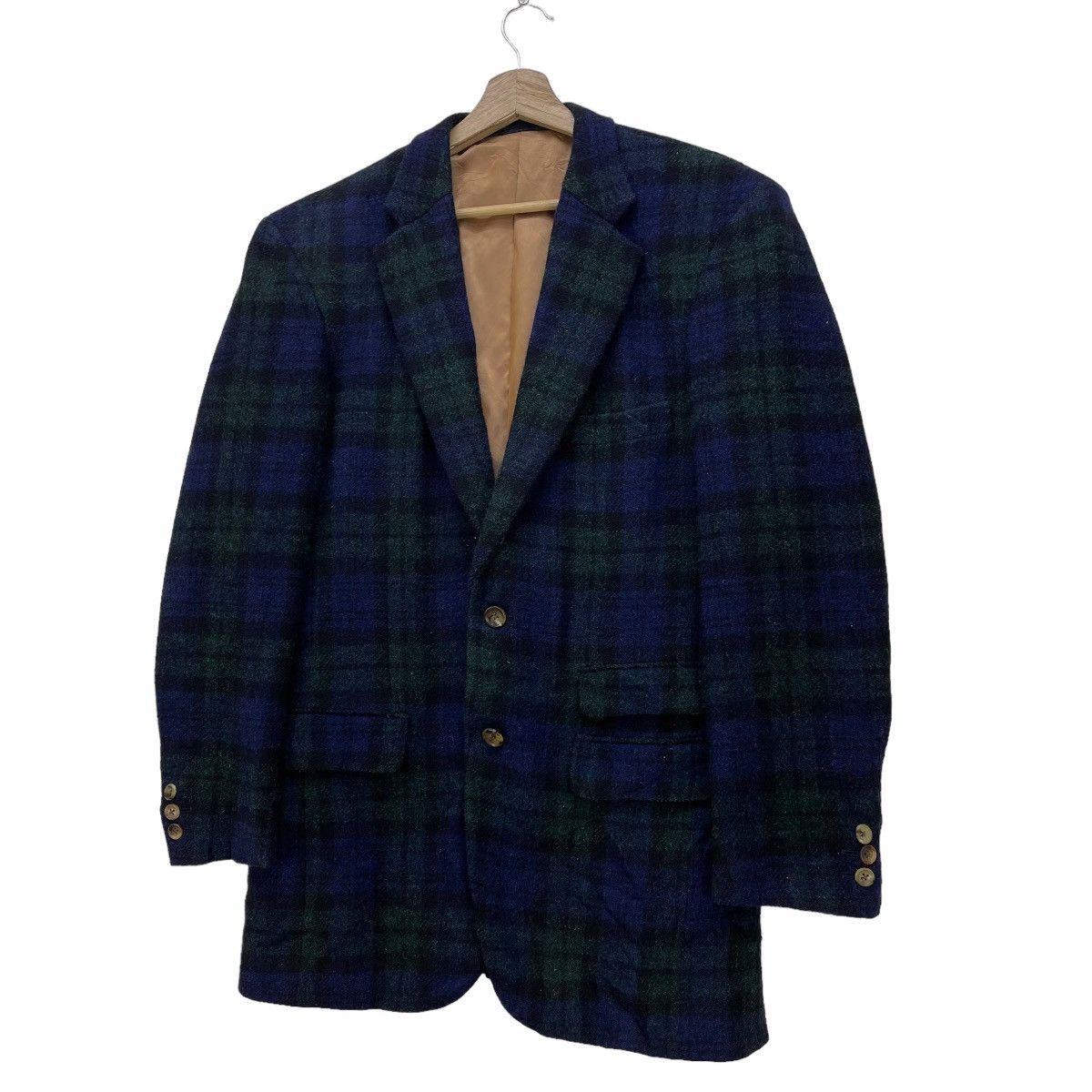 Harris Tweed 💥Vintage Haris Tweed Tartan Wool Jacket Size US M / EU 48-50 / 2 - 3 Thumbnail