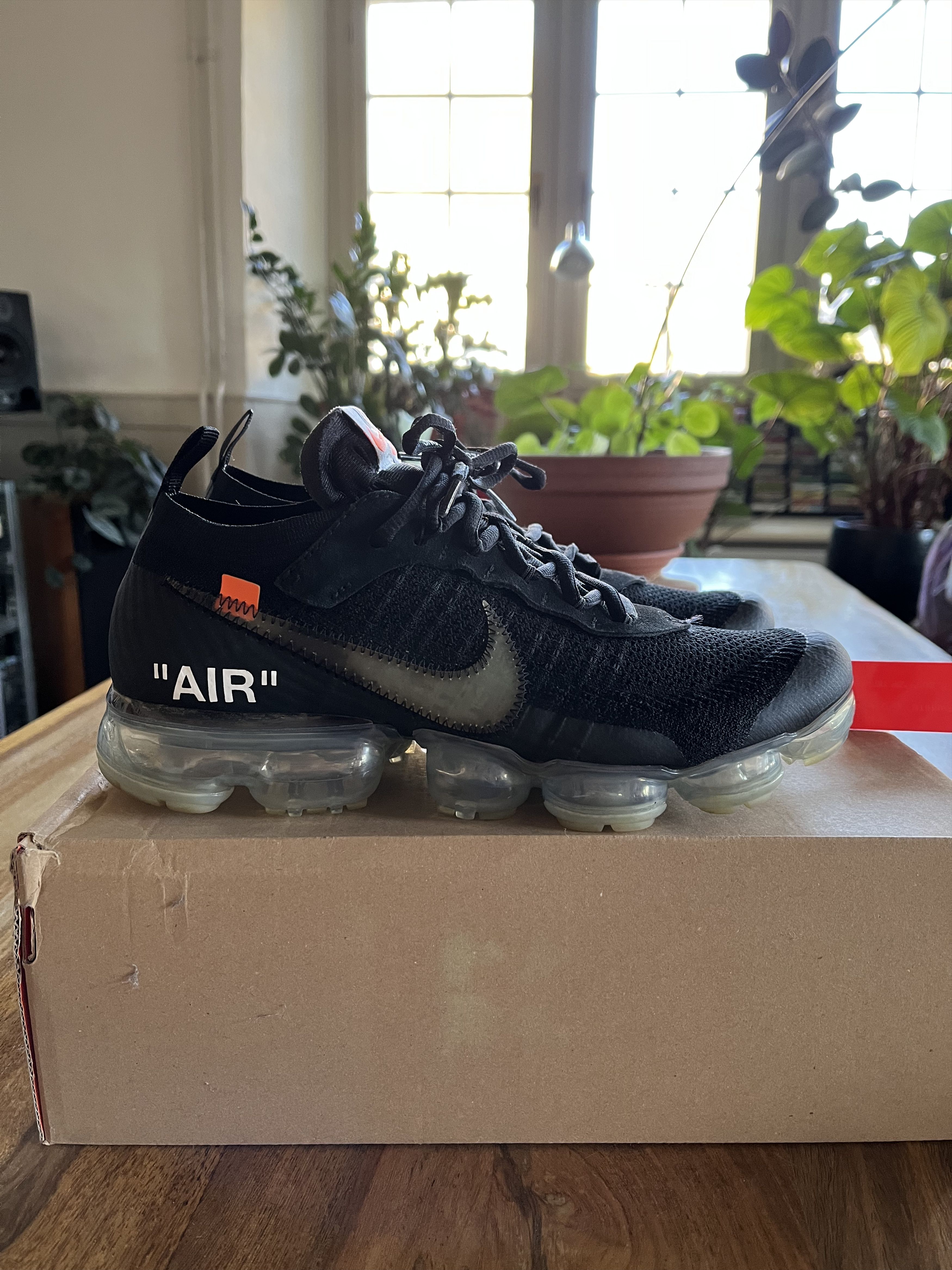 Nike × Off-White Nike Air Vapormax Flyknit x OFF-WHITE (The Ten) Size US 9 / EU 42 - 3 Thumbnail