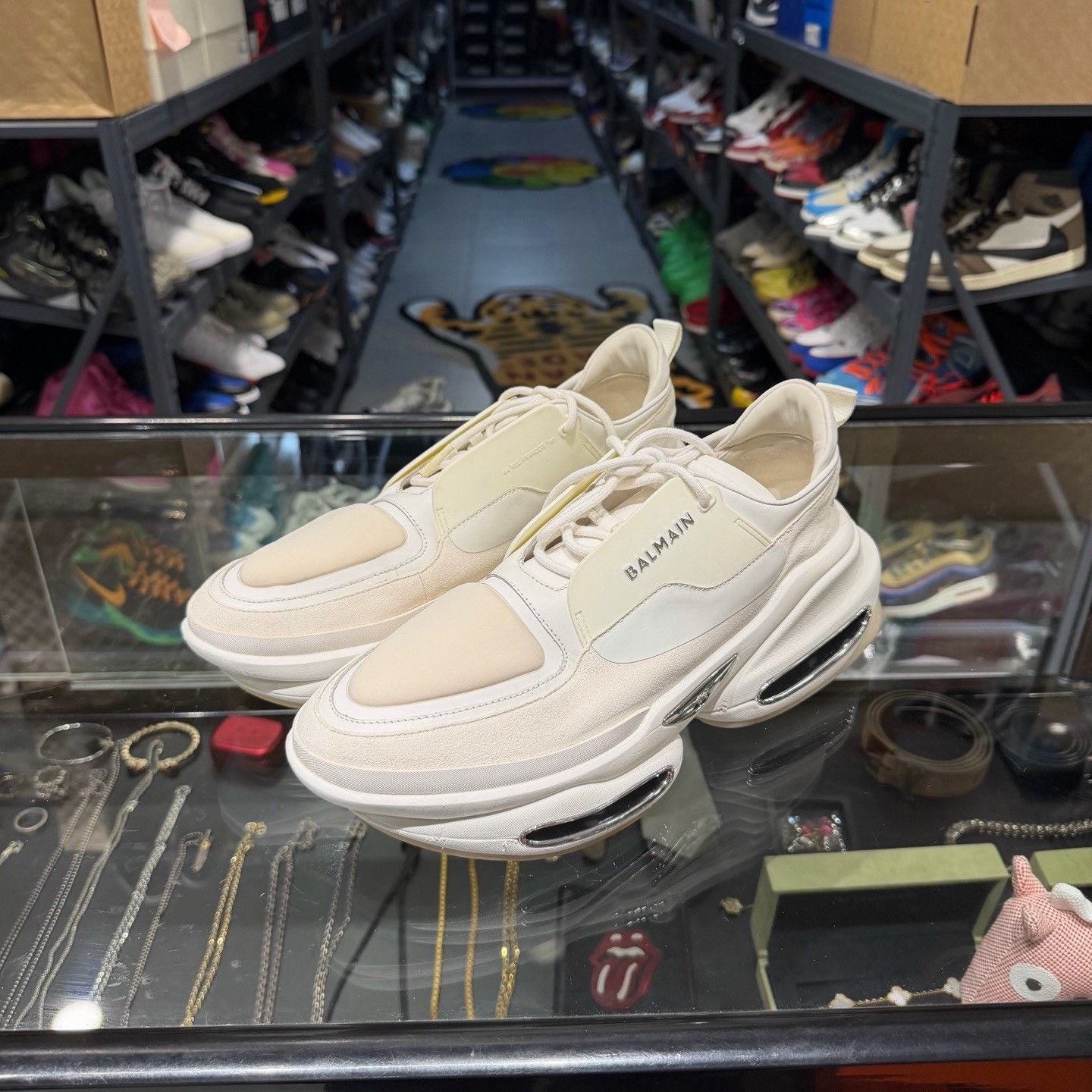 Balmain Balmain Lowtop Sneakers 11.5 Men Size US 11.5 / EU 44-45 - 1 Thumbnail